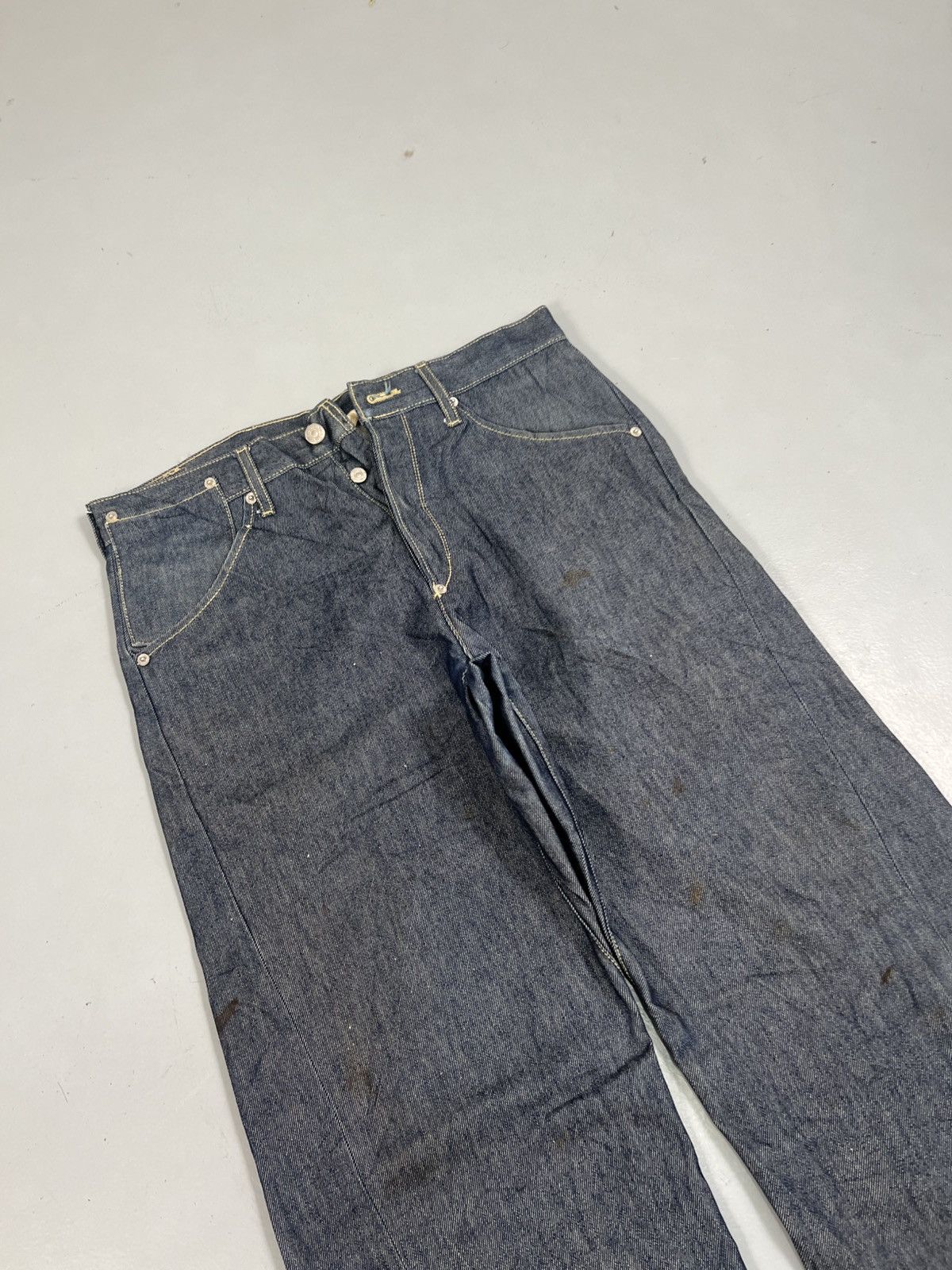 Levi's Vintage Levi’s engineer jeans buckle belt denim Size US 32 / EU 48 - 11 Thumbnail