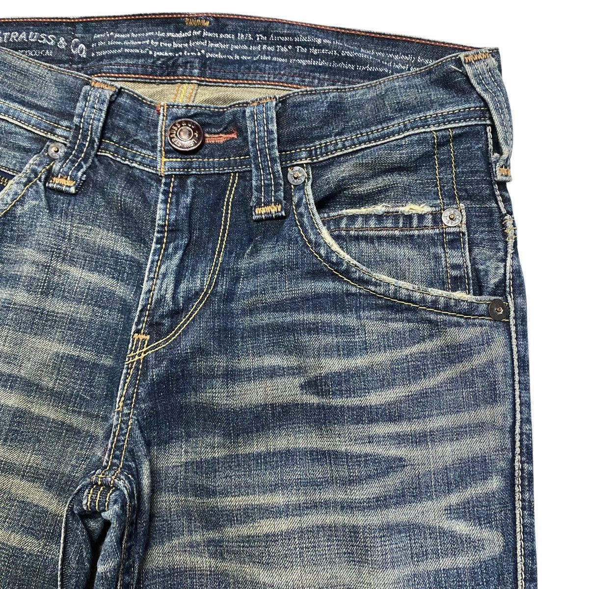 Levi's Y2K Levis 502 Gemstone Distressed Jeans Size US 29 - 5 Thumbnail