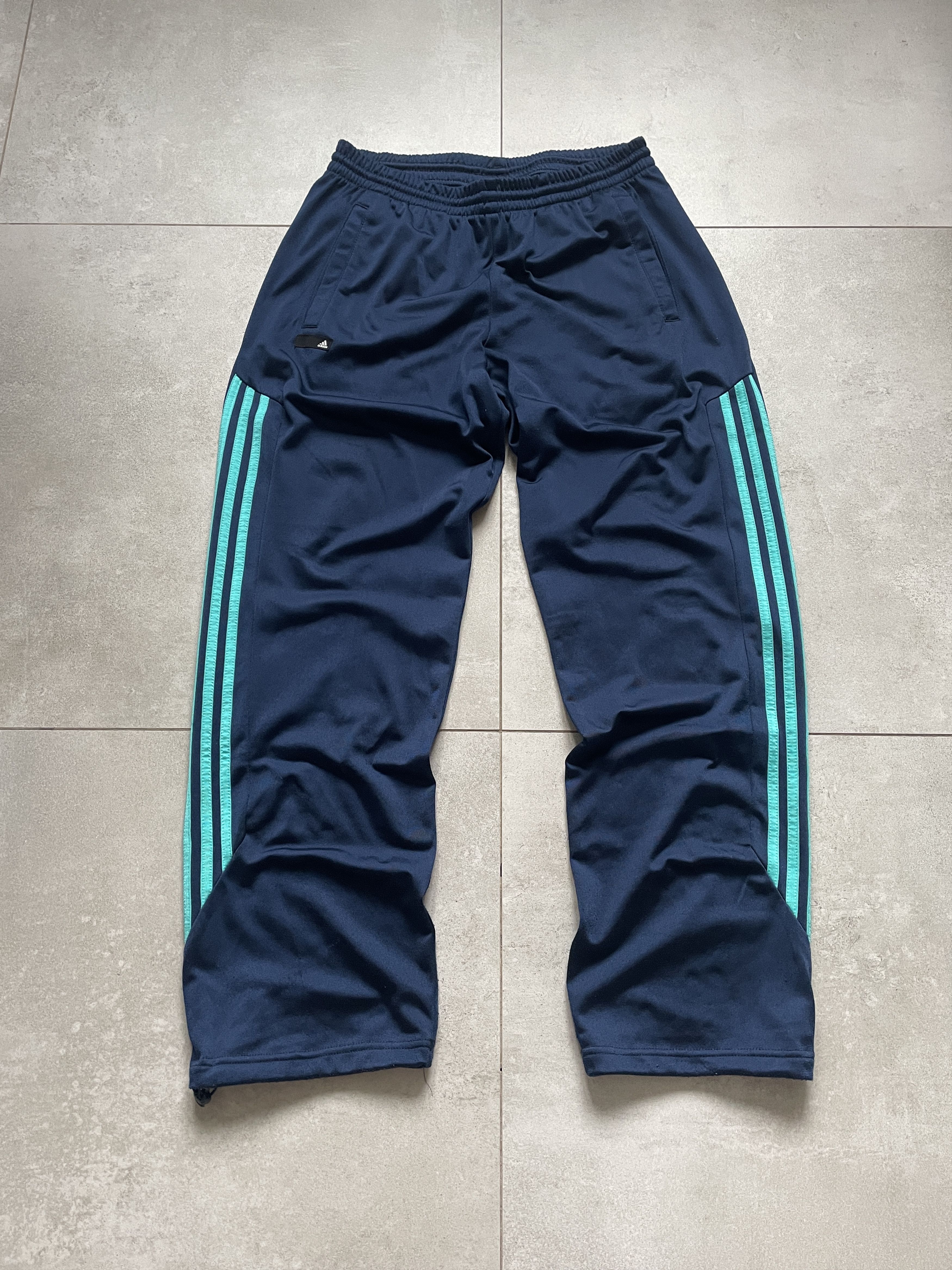 Adidas Y2K ADIDAS NAVY TEAL BLOKECORE TRACKSUIT Size US XL / EU 56 / 4 - 5 Thumbnail