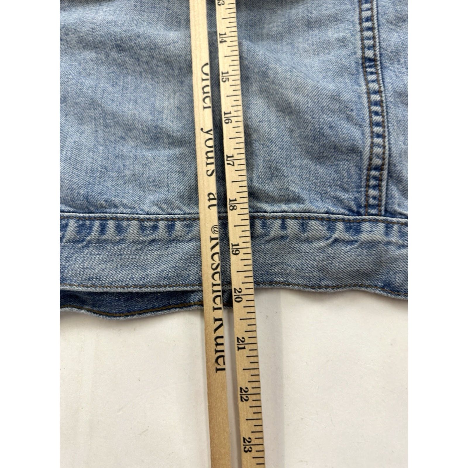Banana Republic VINTAGE Banana Republic Denim Jacket Womens Small Blue Jean Button Up Cotton Ladies Y2K Size 28" / US 6 / IT 42 - 5 Thumbnail