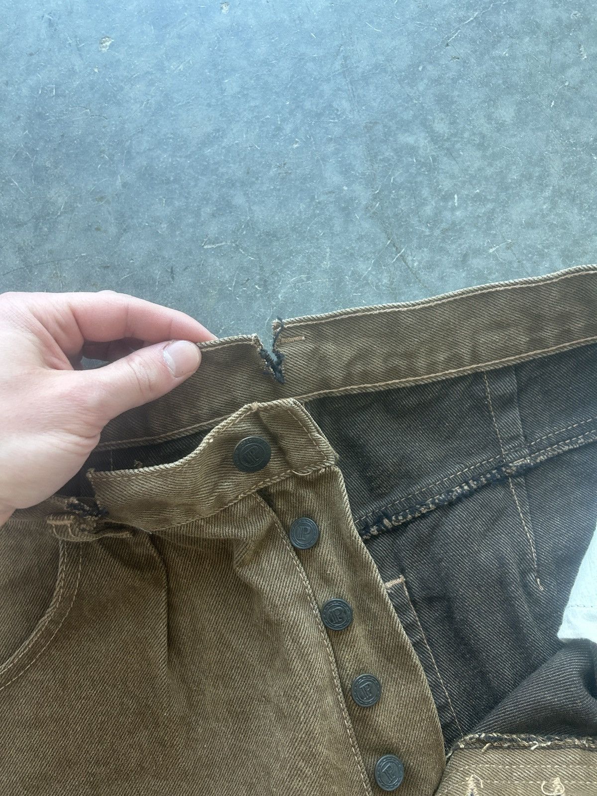 Pepe Jeans × Vintage Vintage 90s Pepe Brown Denim Jeans 30x33 Size US 30 / EU 46 - 6 Thumbnail