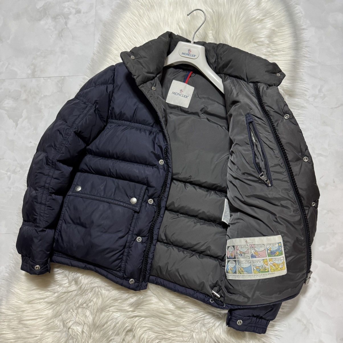 Moncler Authentic Moncler BREL Puffer Down Jacket 0 Dark Navy Size US XS / EU 42 / 0 - 9 Thumbnail