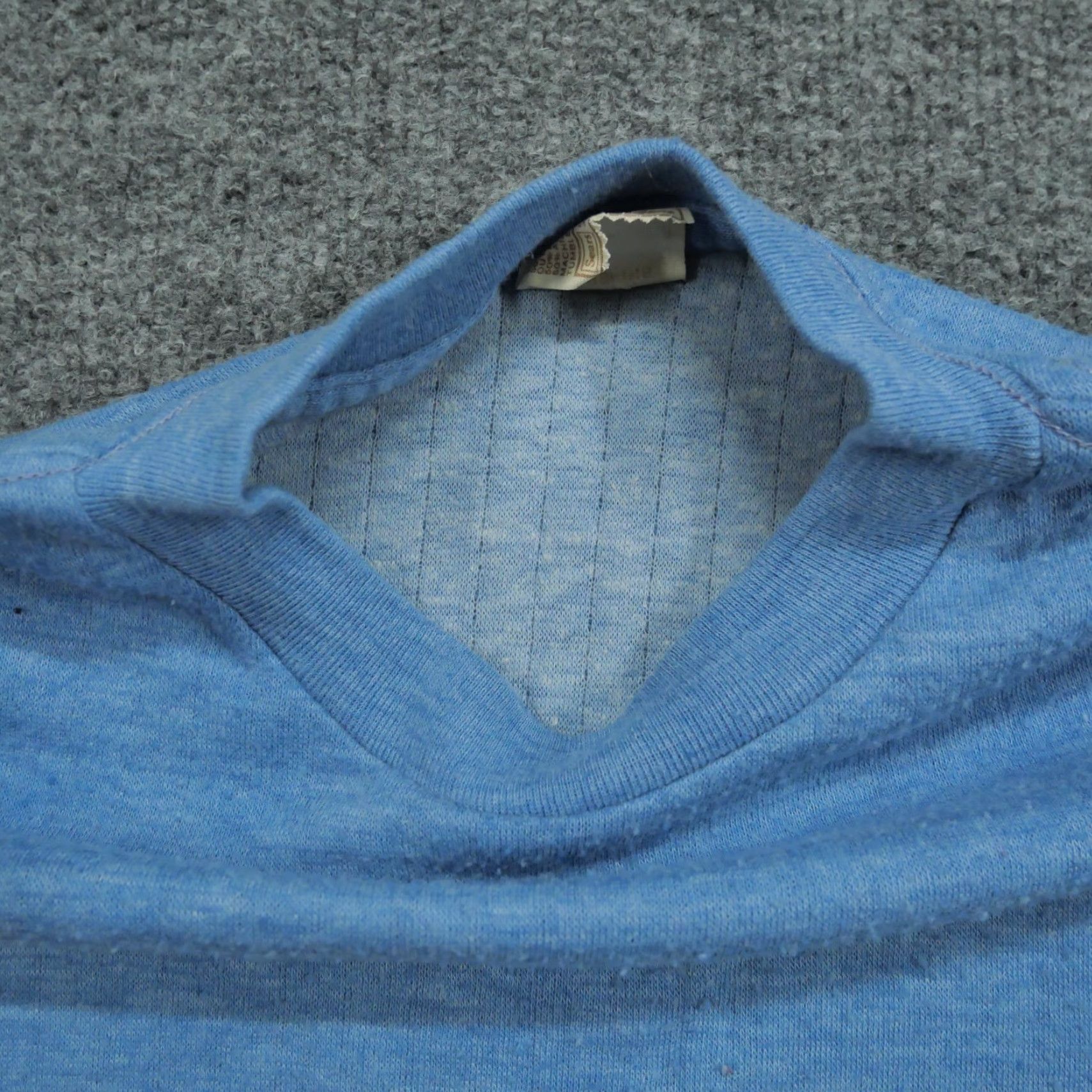 Sears VINTAGE Sears Shirt Mens MT Blue 70s Thermal Crew Neck Long Sleeve Big & Tall Size US M / EU 48-50 / 2 - 3 Thumbnail