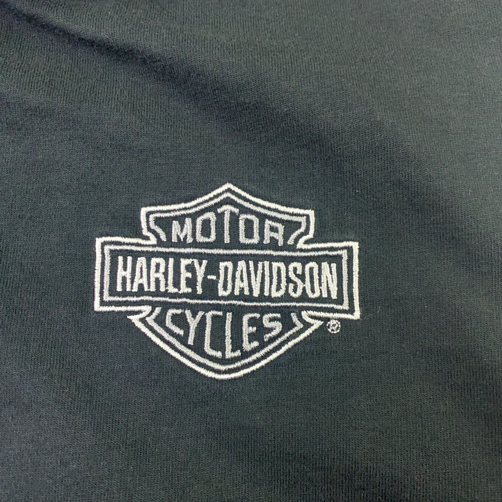 Harley Davidson VINTAGE Harley-Davidson Polo Shirt Mens Medium Black Embroidered 100% Cotton Short Sleeve Vintage Biker Motorcycle Mens M Black Polo Shirt Size US M / EU 48-50 / 2 - 3 Thumbnail