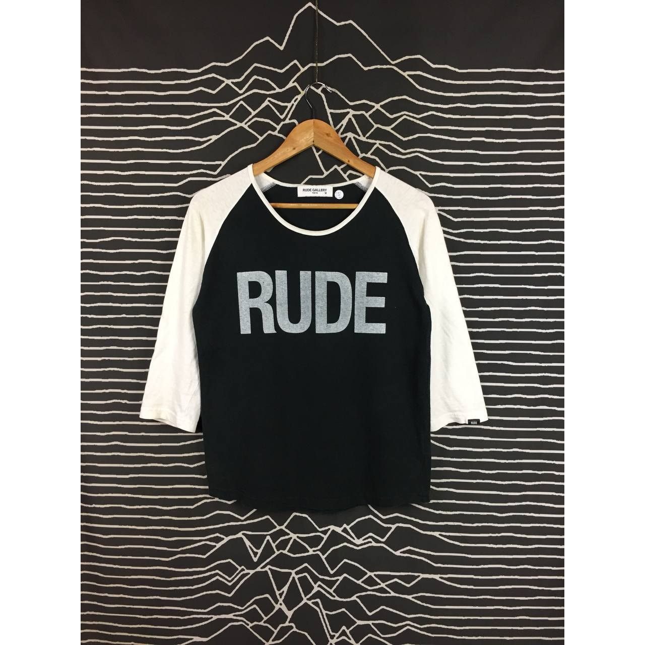 Japanese Brand × RUDE GALLERY Rude Gallery Tokyo Music Is Everything Raglan Tee Size US S / EU 44-46 / 1 - 2 Thumbnail