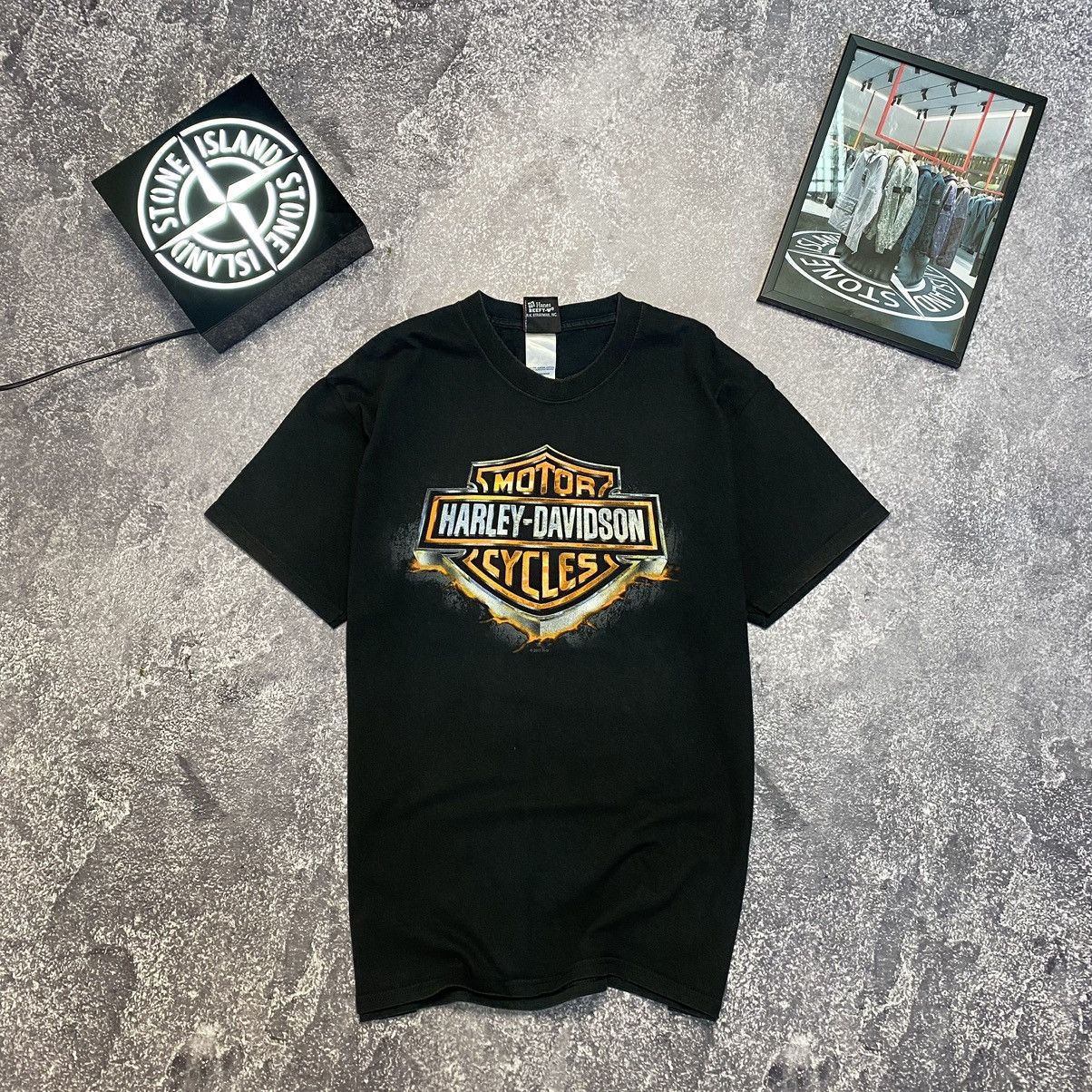 Band Tees Vintage Harley Davidson 2005 Big Graphic Logo Rock Band tee Size US L / EU 52-54 / 3 - 1 Thumbnail