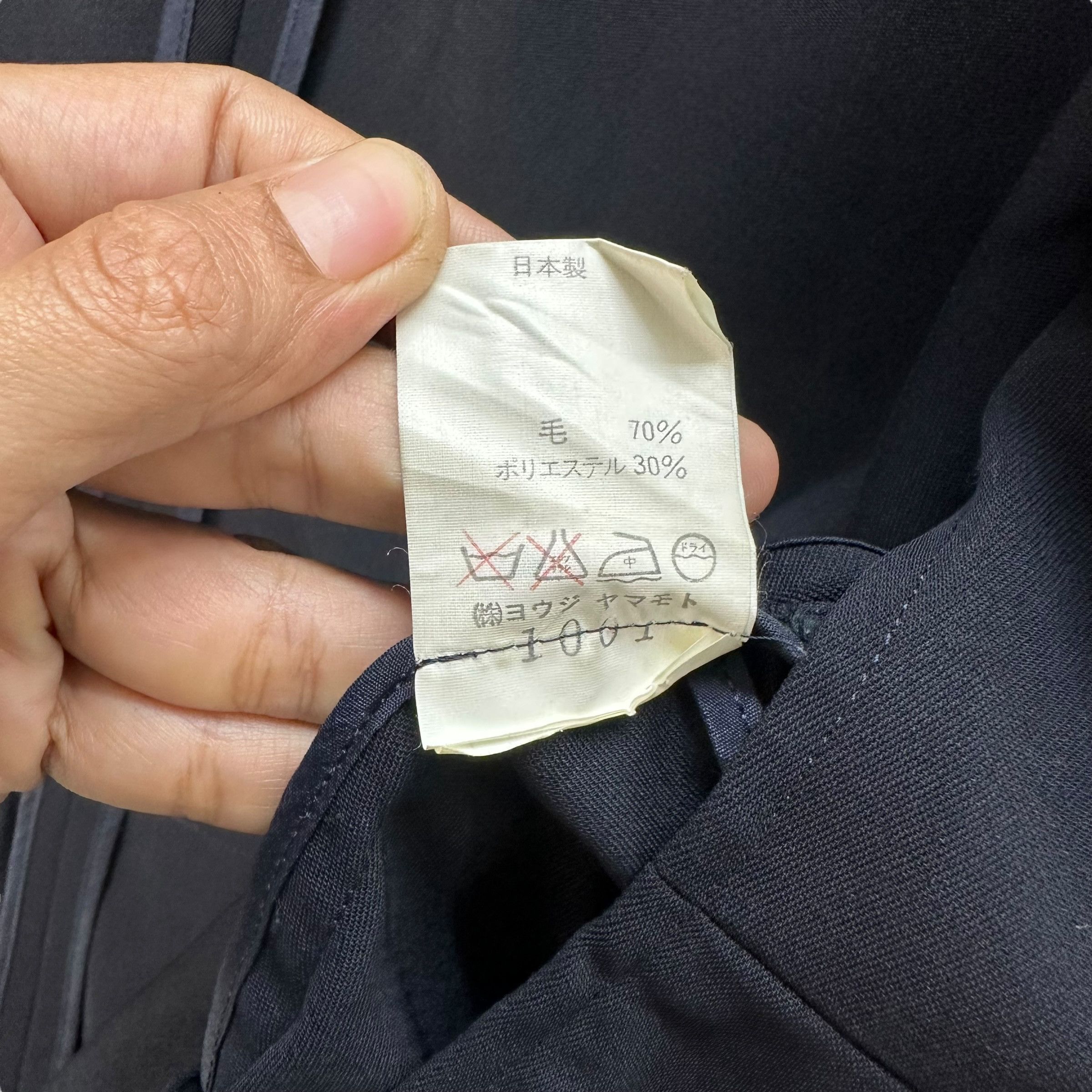 Yohji Yamamoto Vintage YOHJI YAMAMOTO Avant Garde Jacket #A75-1814 Size S / US 4 / IT 40 - 17 Thumbnail