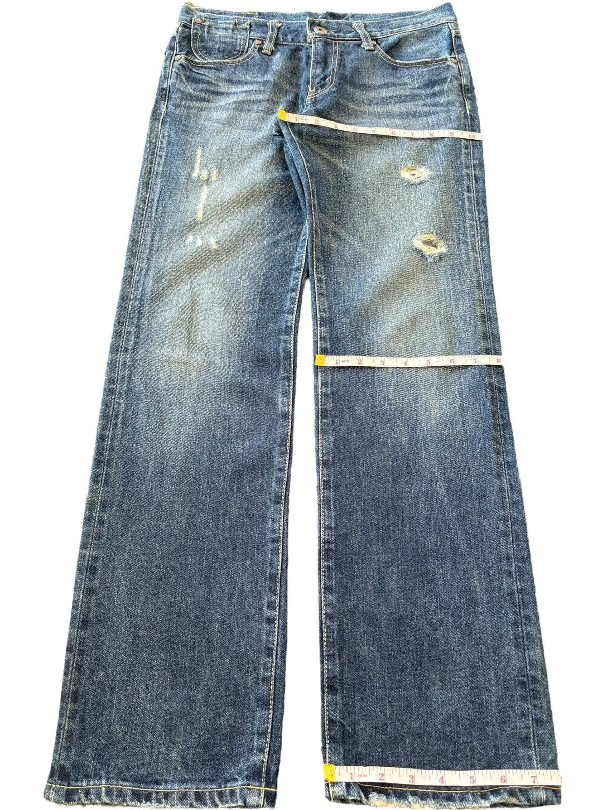 Levi's Vintage 90s Levis 502 Faded Wash Distressed Jeans Size US 31 - 8 Thumbnail