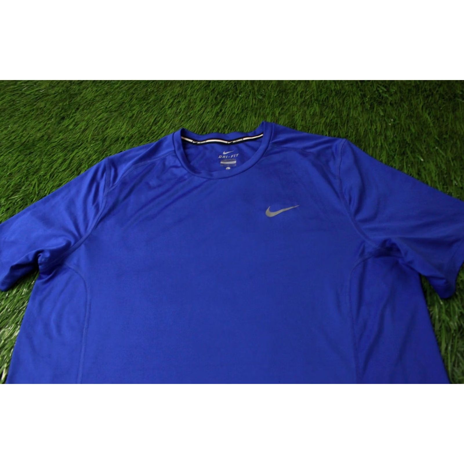 Nike Nike Dri-FIT Running Men Shirt Jersey Size L Blue 2015 Training Sweatshirt? Size US L / EU 52-54 / 3 - 2 Thumbnail