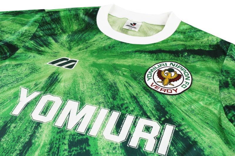 Vintage vintage 1993-95 Verdy Kawasaki Mizuno home football shirt. Size US L / EU 52-54 / 3 - 4 Thumbnail