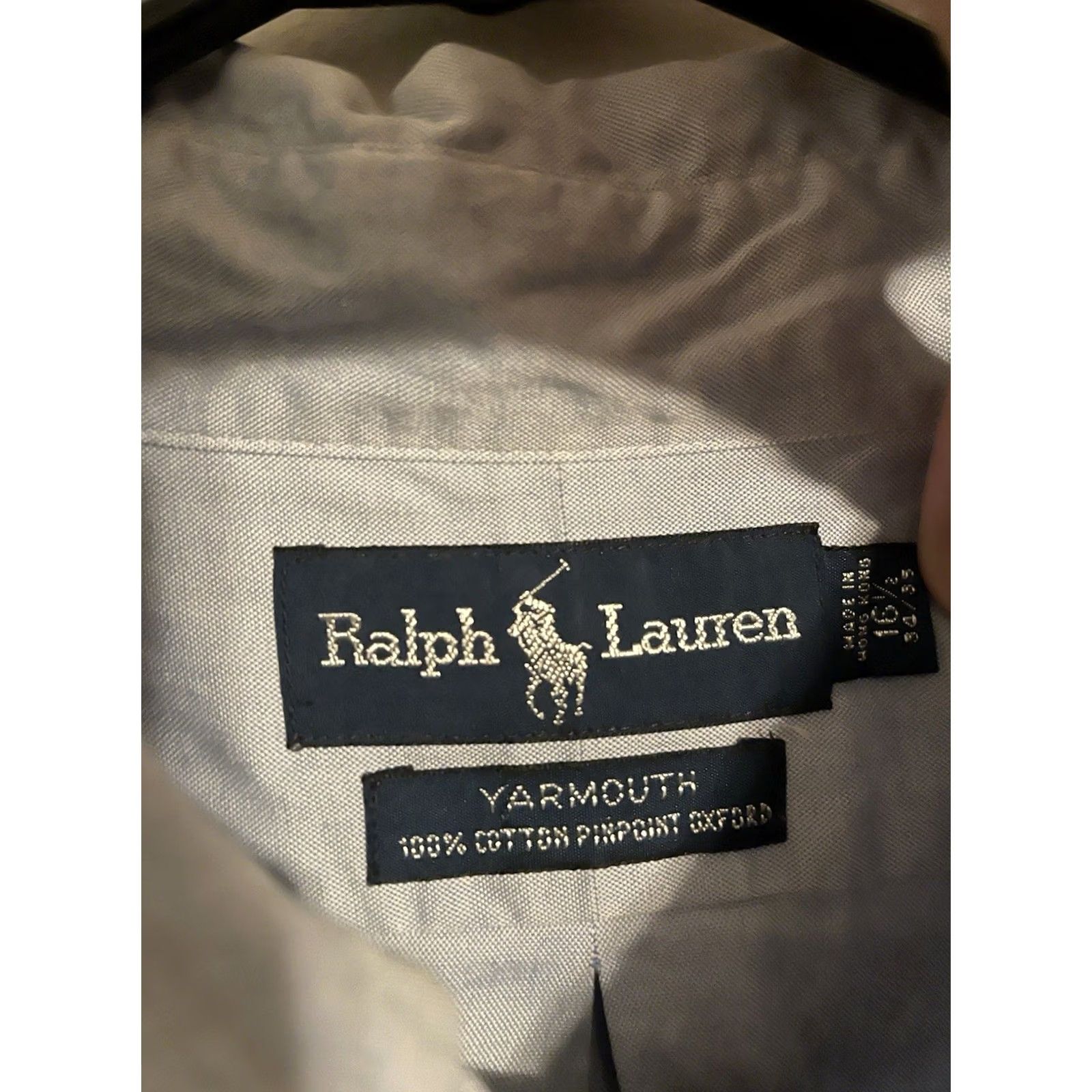 Polo Ralph Lauren Polo Ralph Lauren Button Up Dress Shirt Men's Yarmouth Light Blue Collared 16.5 34/35 Size 46R - 2 Thumbnail
