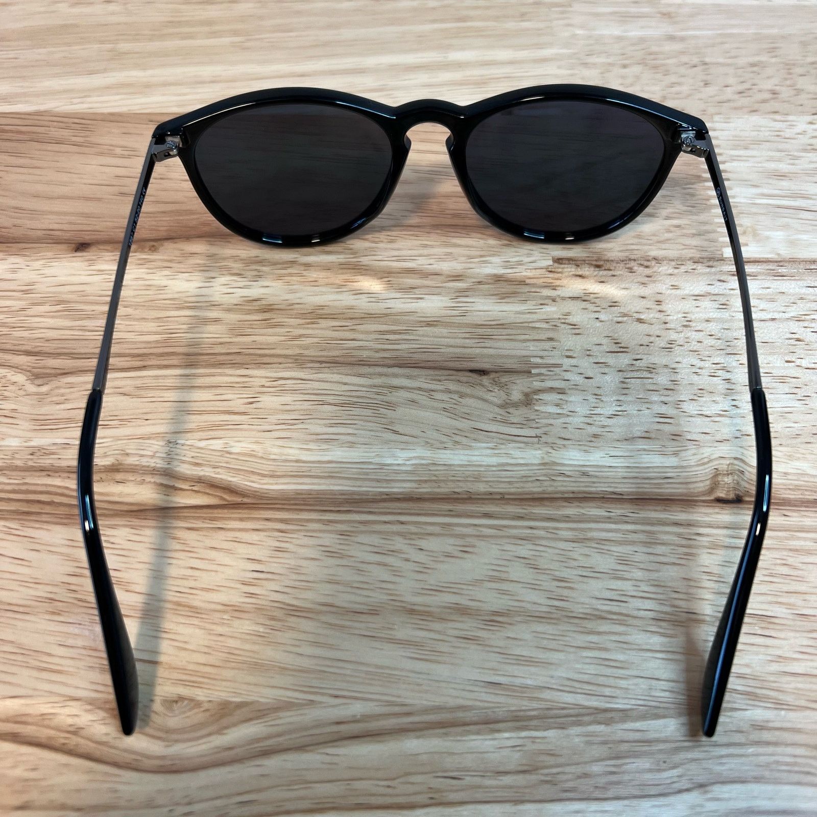 Other Sungait Vintage Round Black Sunglasses 1567 52-20-140 Unisex Size ONE SIZE - 6 Thumbnail