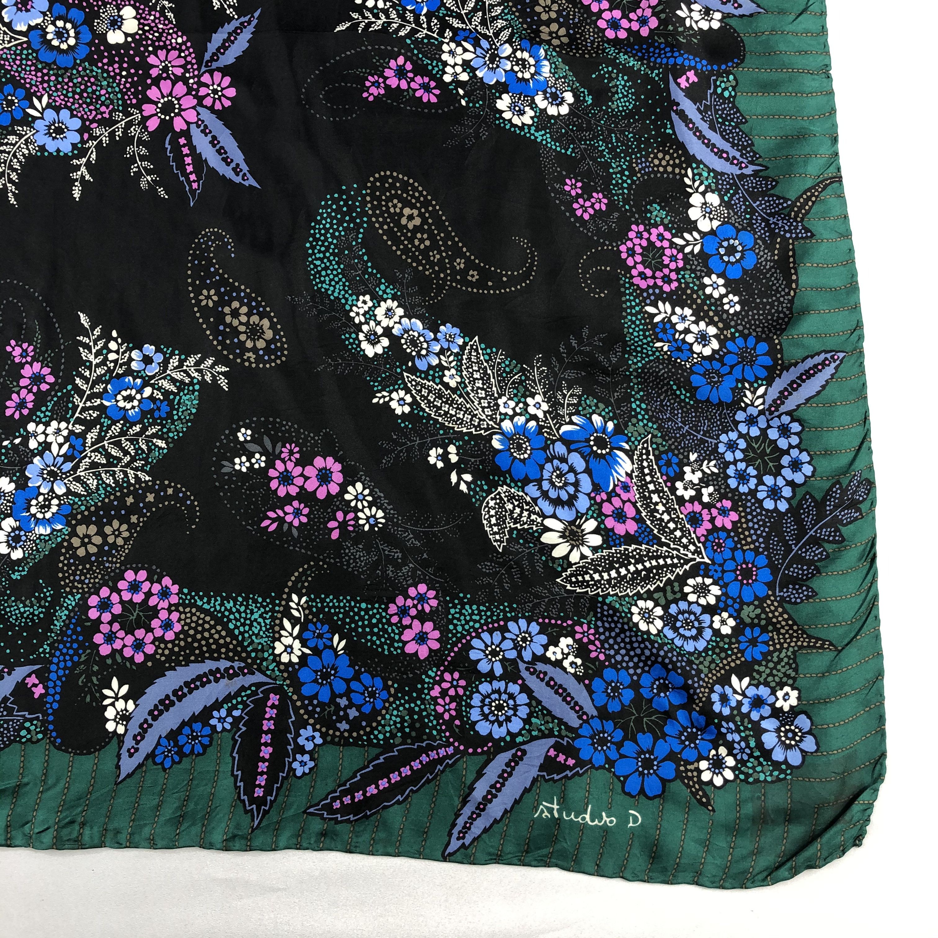 Vintage Vintage Silk Scarf Size ONE SIZE - 4 Thumbnail