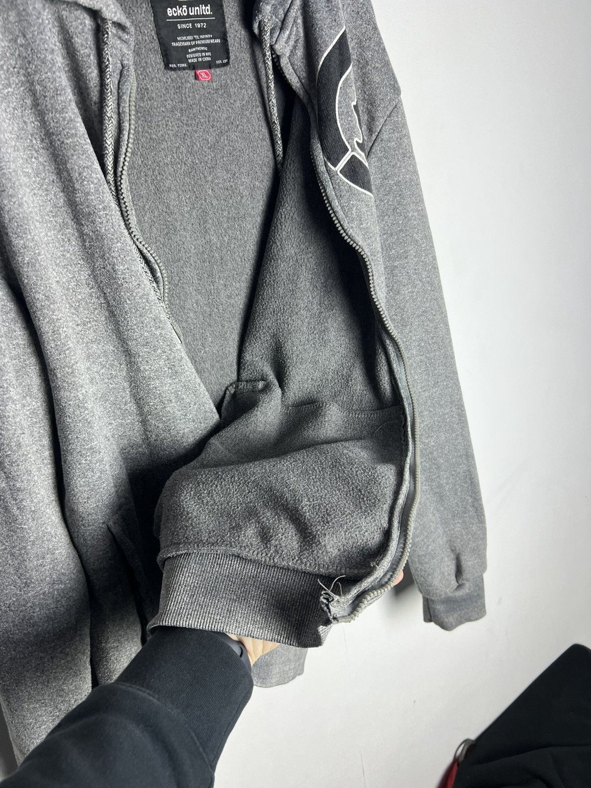 Ecko Unltd. Vintage Big Logo Rare Skate Rap Ecko Unltd Zip Hoodie Size US XL / EU 56 / 4 - 9 Thumbnail