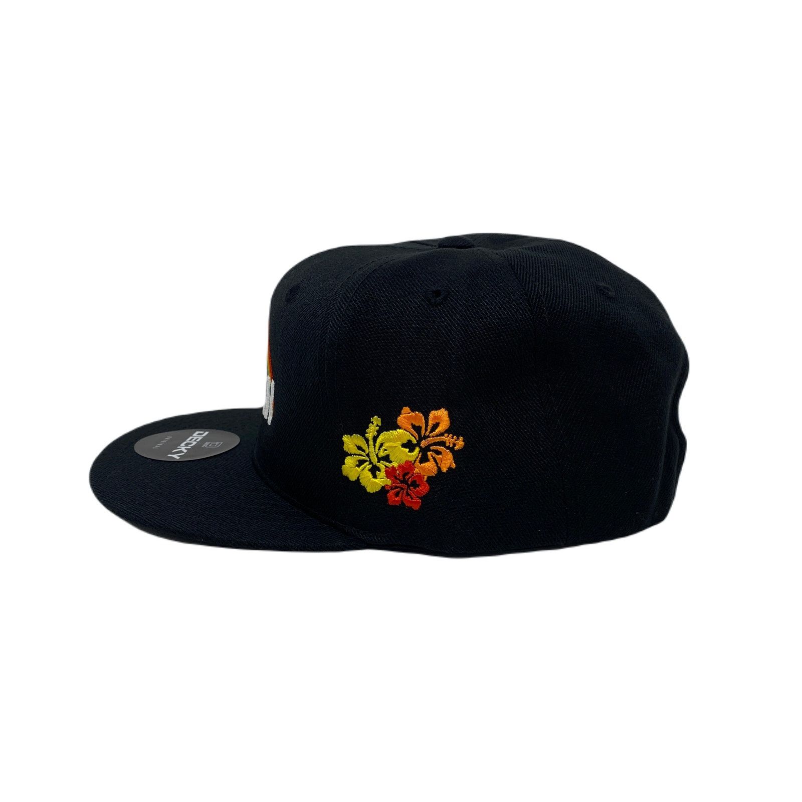 Other Hawaii Aloha Hibiscus Rainbow Island Love Snapback Hat Size ONE SIZE - 6 Thumbnail