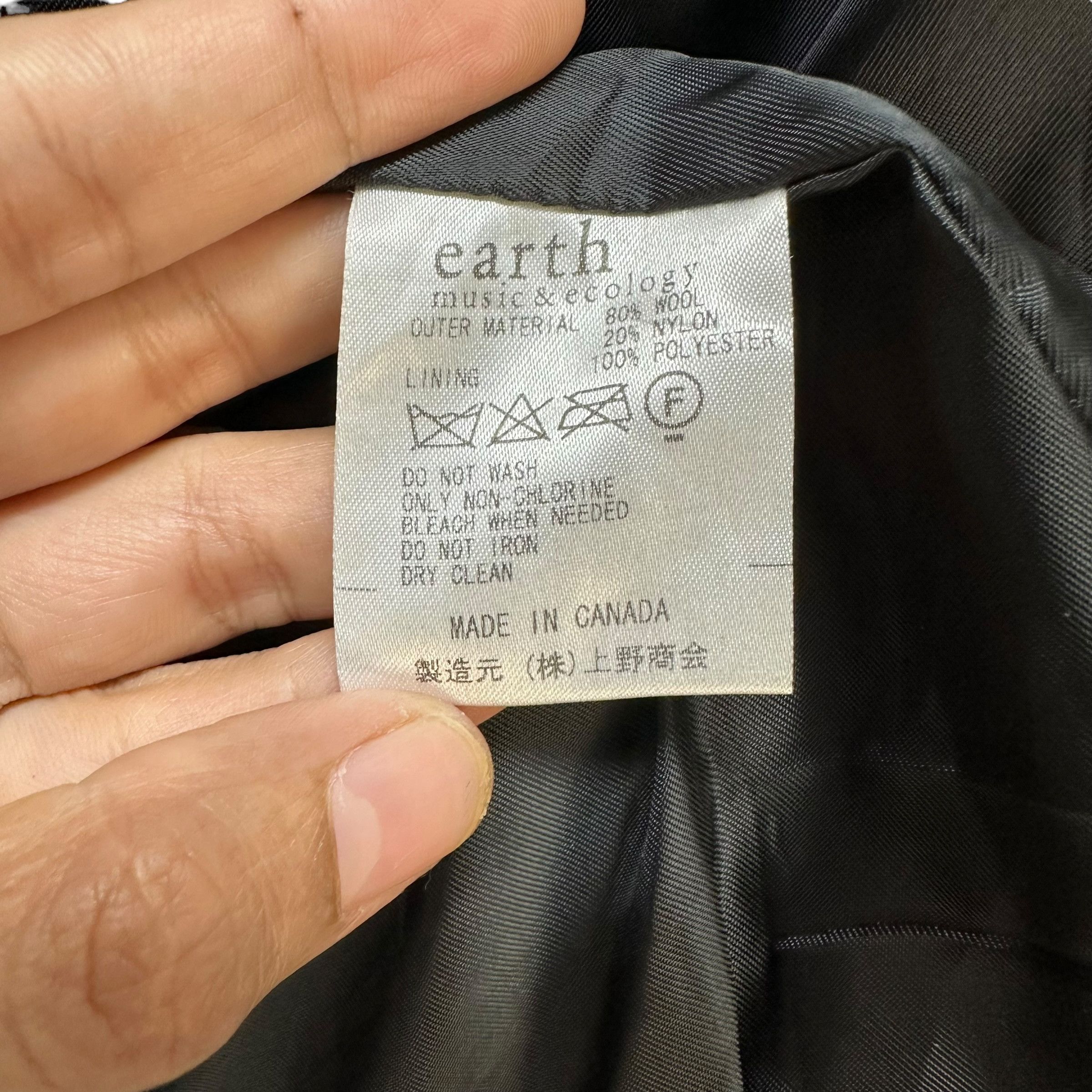 Schott SCHOTT X Earth Music & Ecology Double Breast Coat #A78-1891 Size S / US 4 / IT 40 - 10 Thumbnail
