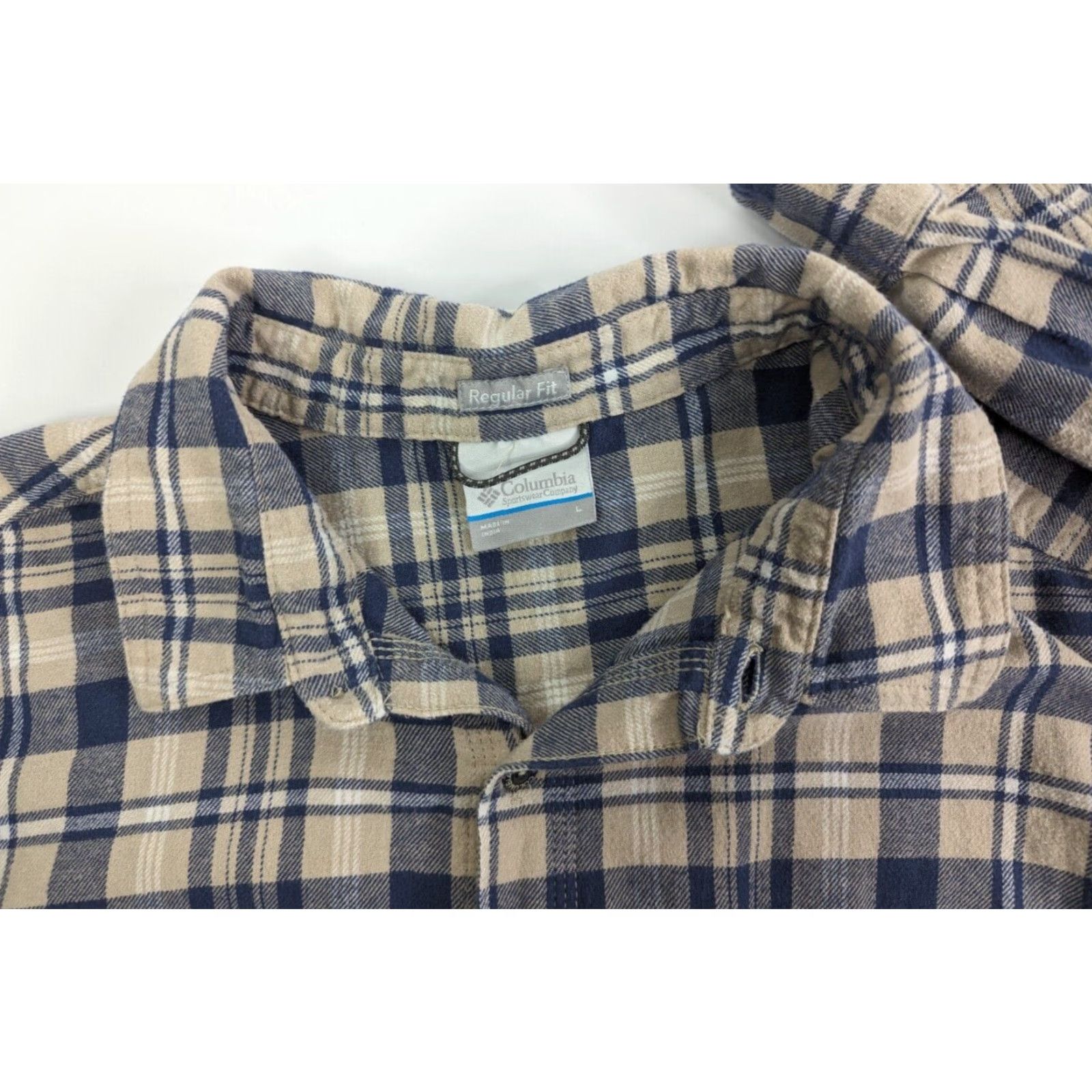 Vintage Columbia Shirt Men L Blue Plaid Flannel Button-Up Long Sleeve Casual Outdoor Vintage: No Size US L / EU 52-54 / 3 - 6 Thumbnail