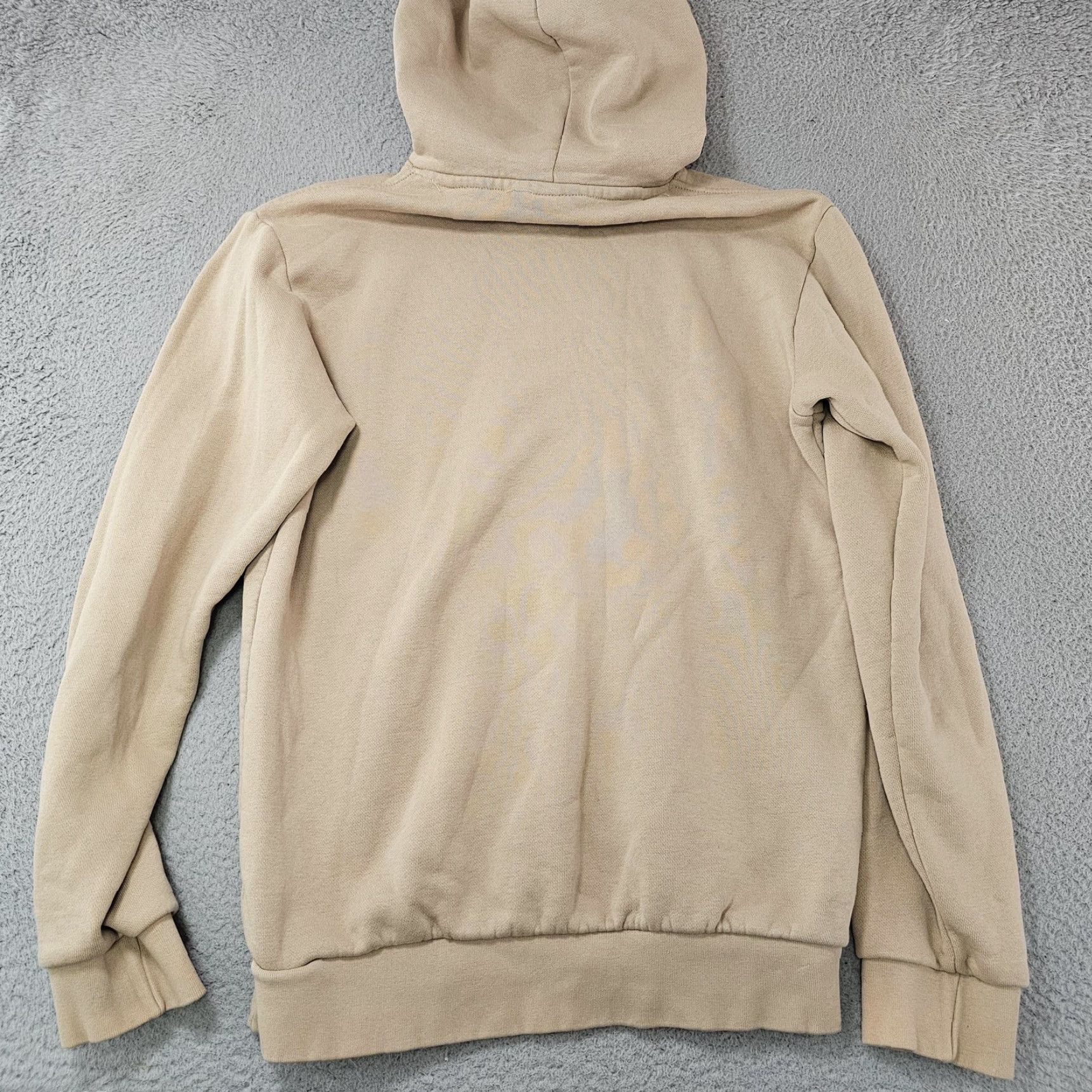 Adidas Adidas Originals Hoodie Mens Small Tan Beige Trefoil Logo Primegreen Pullover Size US S / EU 44-46 / 1 - 7 Thumbnail