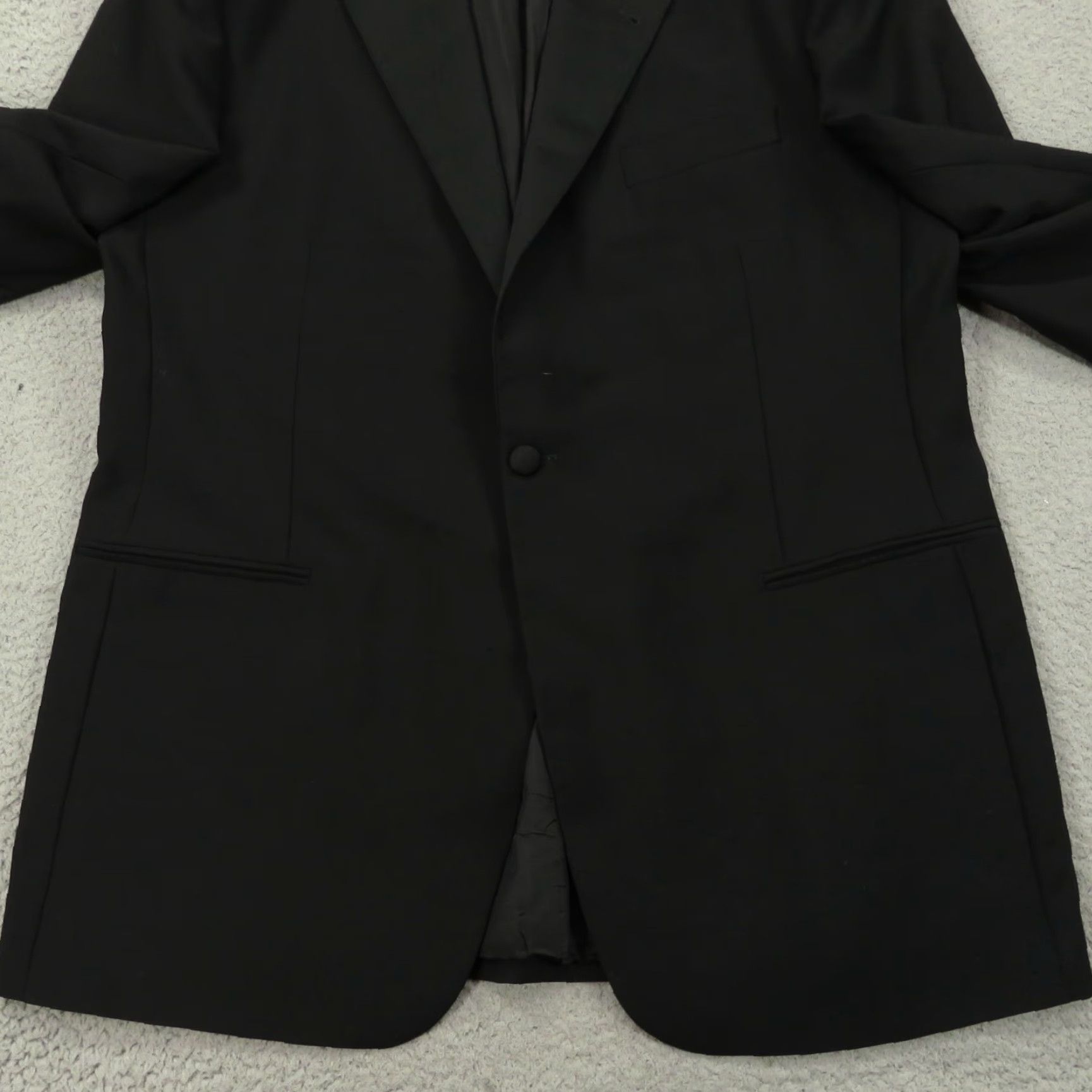 Lubiam Lubiam Blazer 1911 46L Super 100s Virgin Wool Formal Dinner Jacket Tuxedo Coat Size 46R - 4 Thumbnail