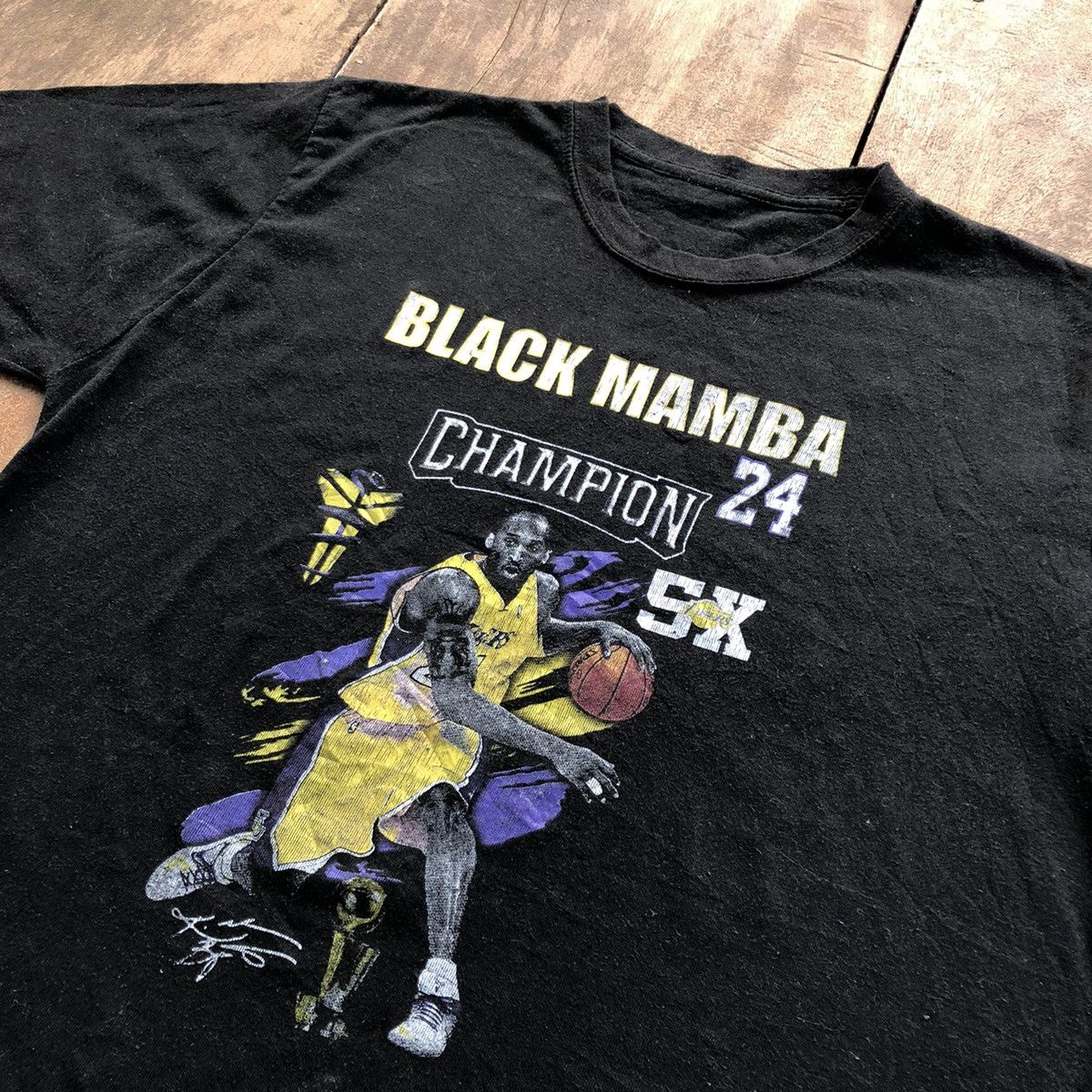 Vintage Kobe Bryant Black Mamba Rare Shirt