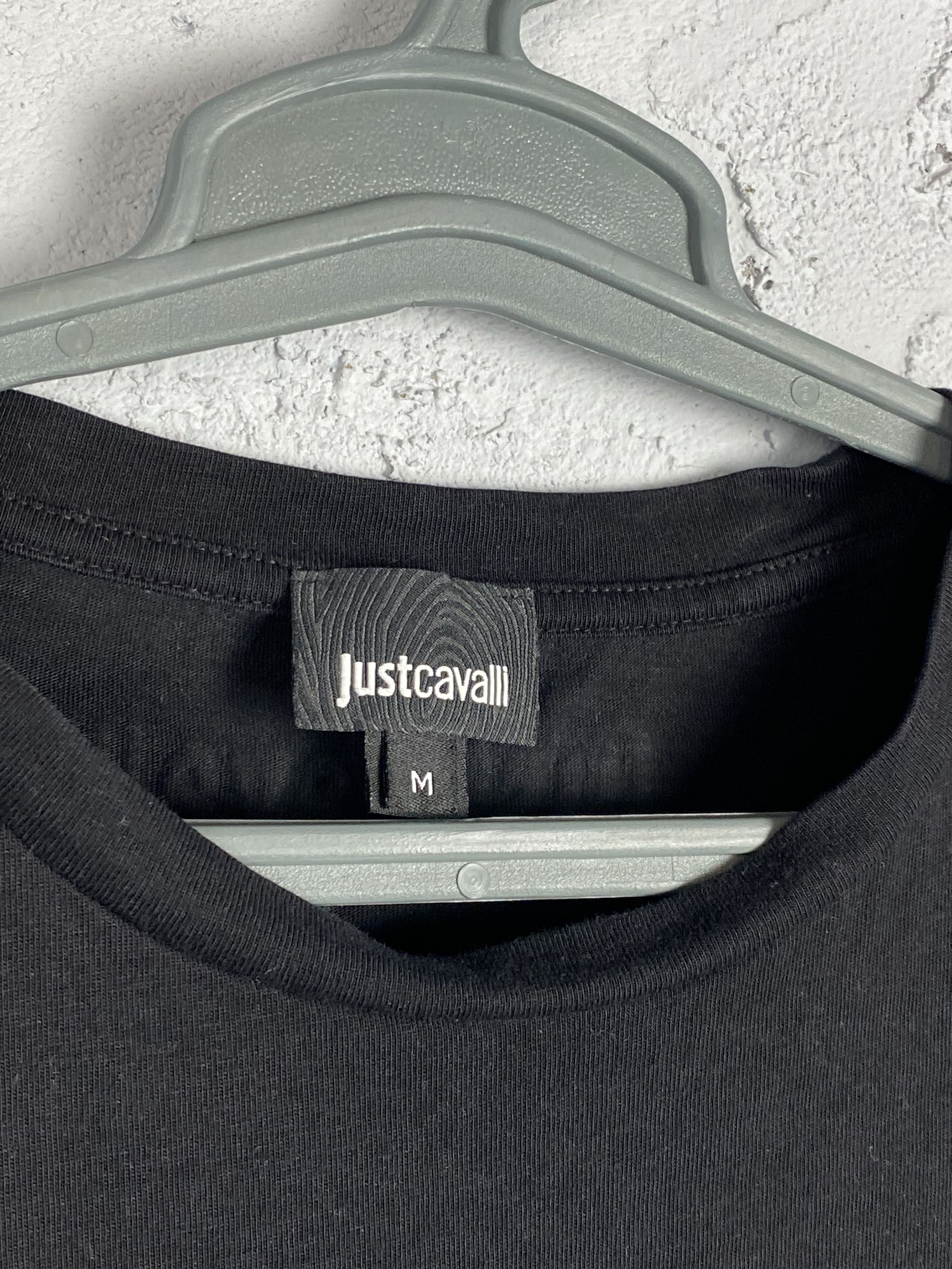 Just Cavalli Just Cavalli Black Triangle Logo T Shirt Size M Size US M / EU 48-50 / 2 - 3 Thumbnail