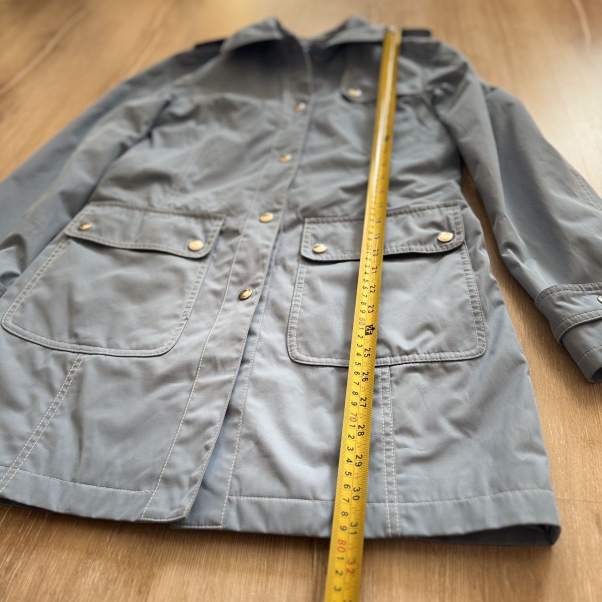 Michael Kors Michael Kors Parka Jacket Light Blue Coat Women's S/M Size M / US 6-8 / IT 42-44 - 6 Thumbnail