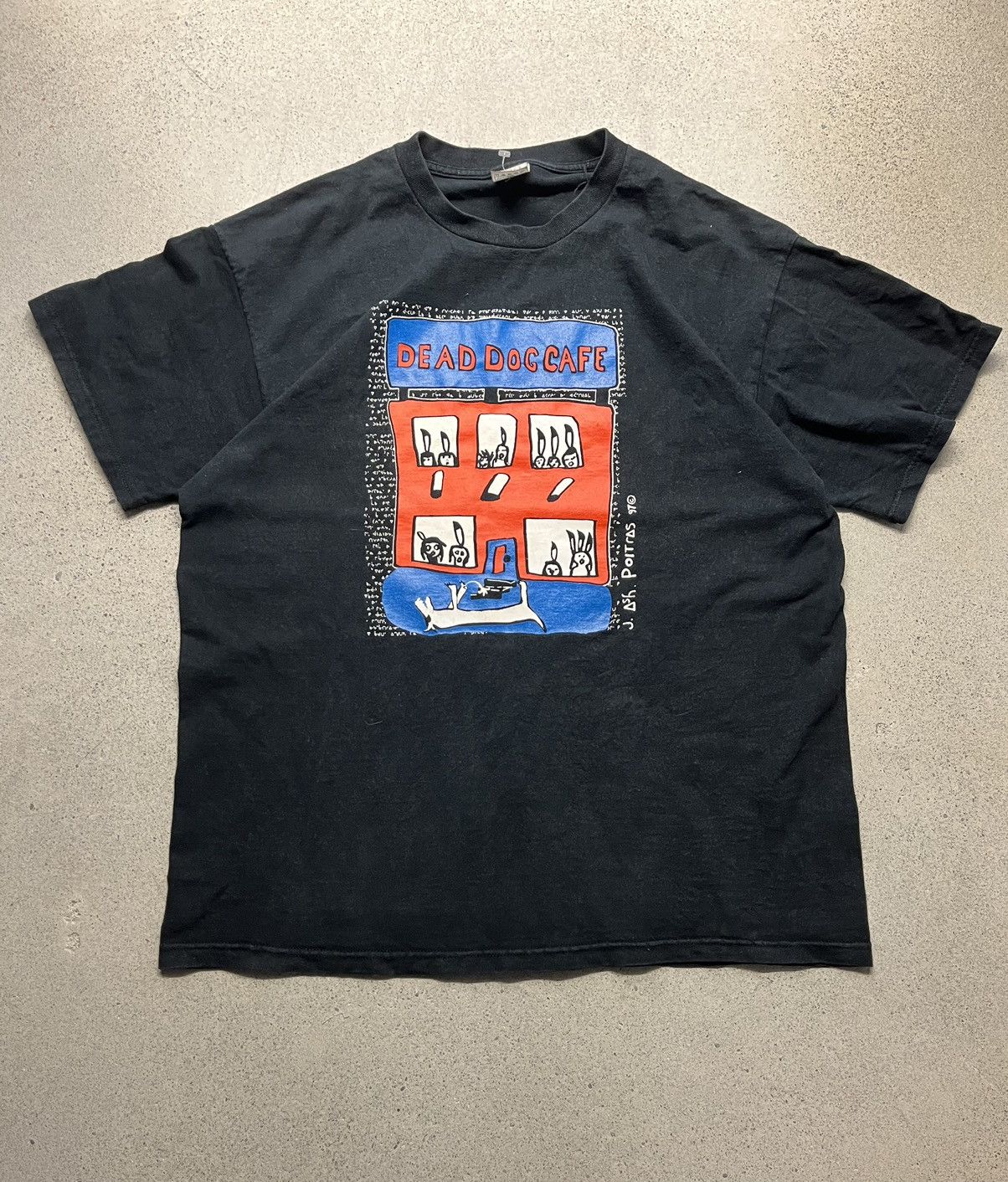 Vintage Vintage 90s Dead Dog Cafe Tee Shirt | Grailed