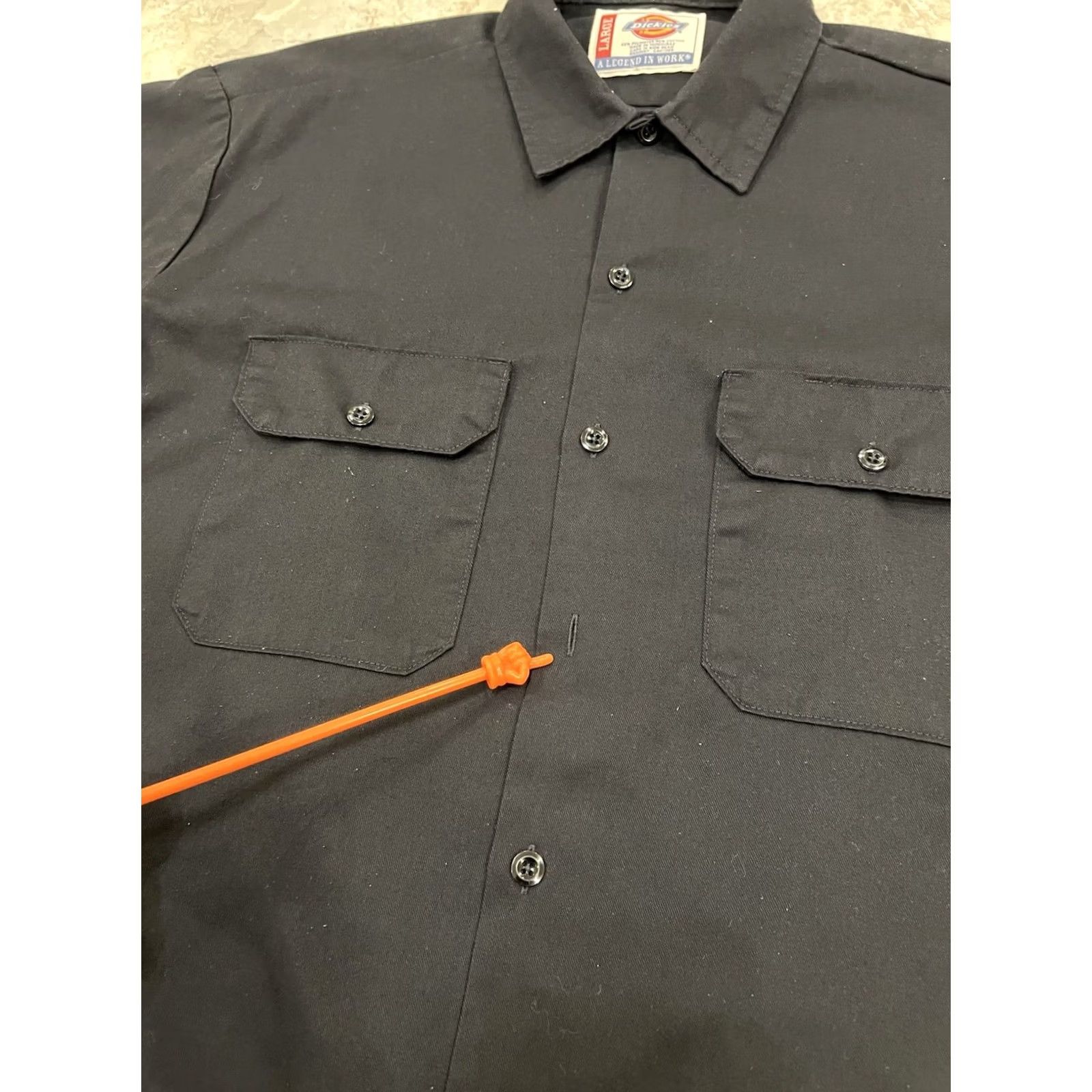 Dickies Dickies Black Short Sleeve uniform mechanic Twill Work Shirt Adult Large Mens Size US L / EU 52-54 / 3 - 5 Thumbnail