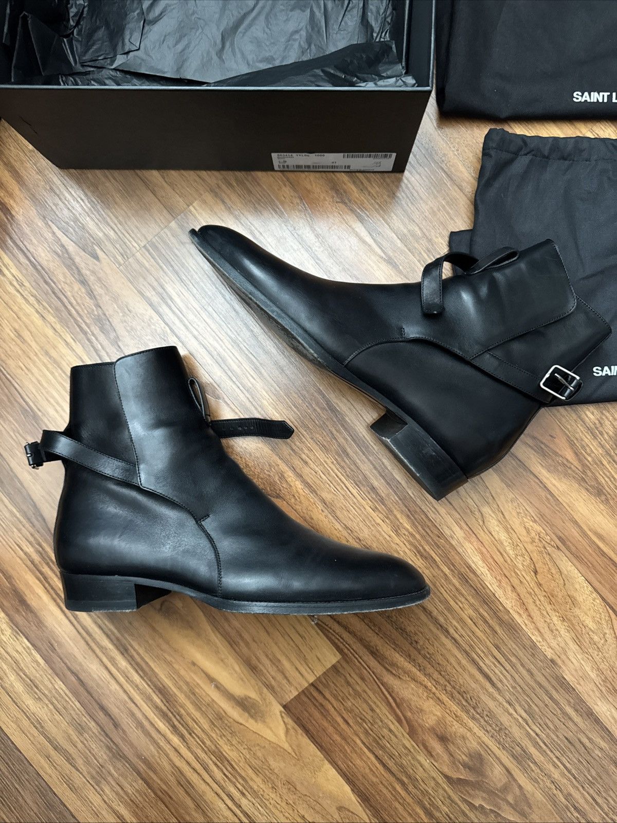 Saint Laurent Leather Jodhpur Boots Top Jodhpur Boots Ysl Discount