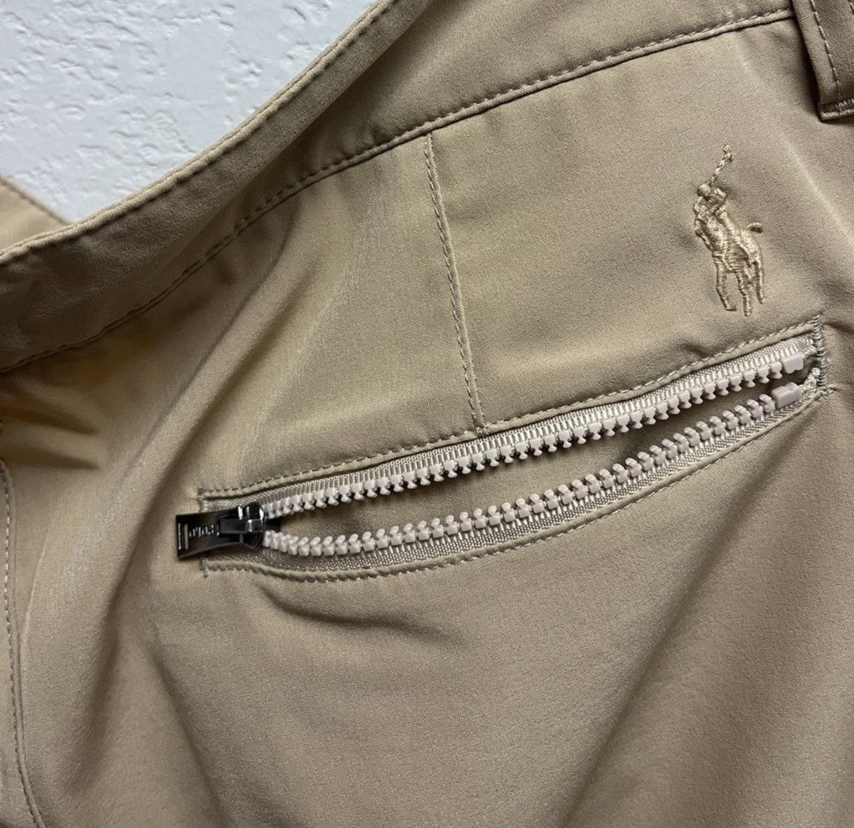 Polo Ralph Lauren Polo Ralph Lauren Khaki Shorts Size US 33 - 4 Thumbnail