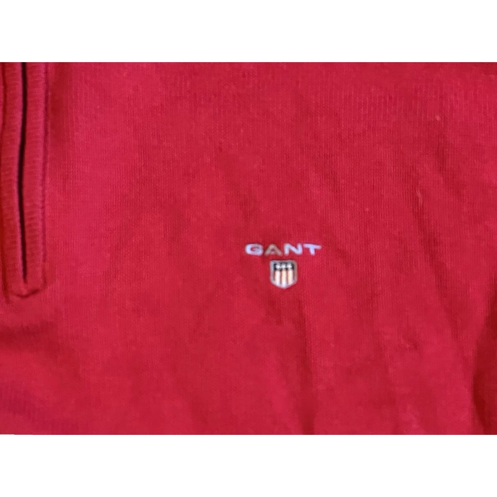 Gant Gant 1/4 Zip Sweater Men’s XXL Red DAMAGED Size US XXL / EU 58 / 5 - 3 Thumbnail