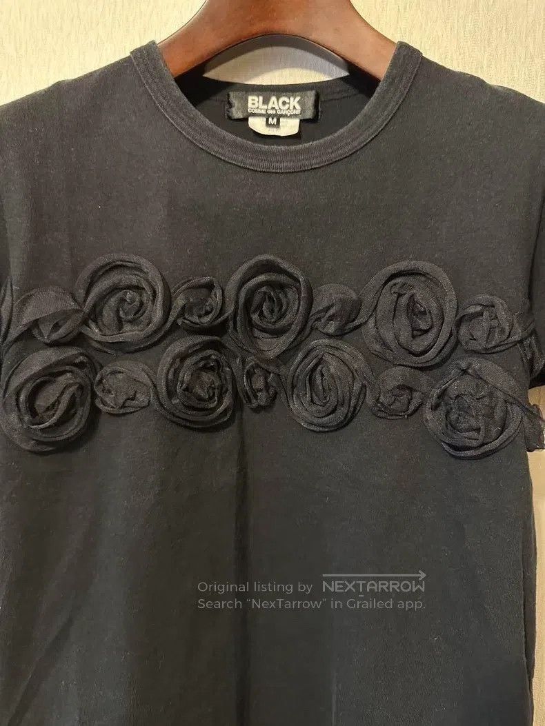 Comme des Garcons Comme Des Garcons Three-dimensional floral T-shirt Size M / US 6-8 / IT 42-44 - 3 Thumbnail
