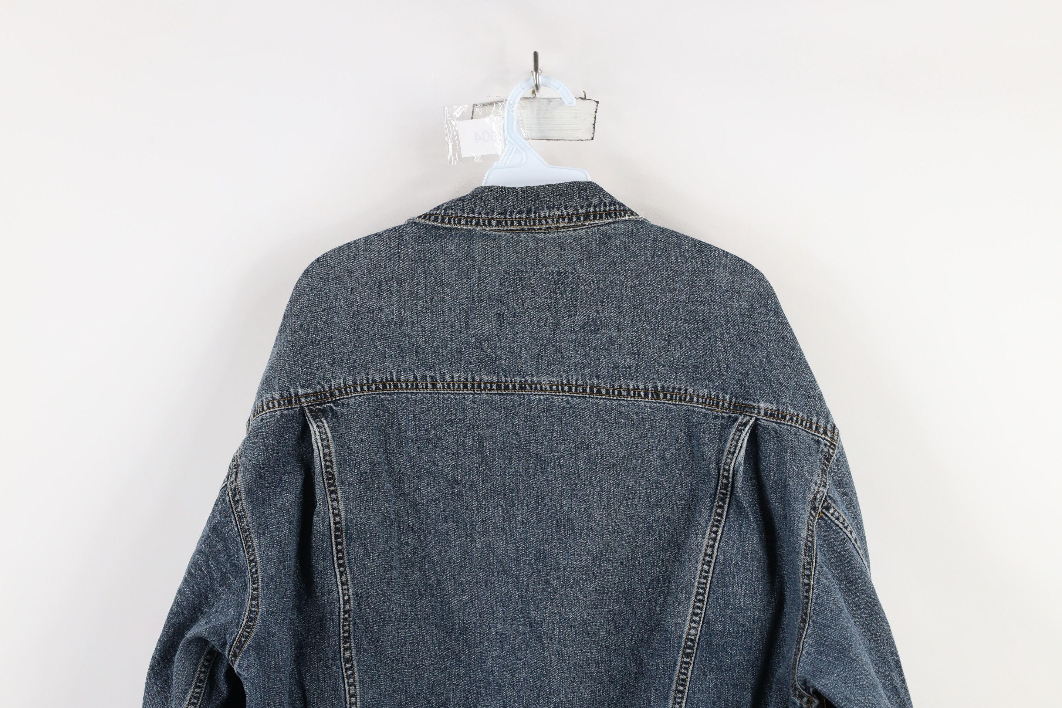 Gap × Vintage Vintage 90s Gap Denim Jean Trucker Jacket Blue Cotton Size US M / EU 48-50 / 2 - 15 Thumbnail