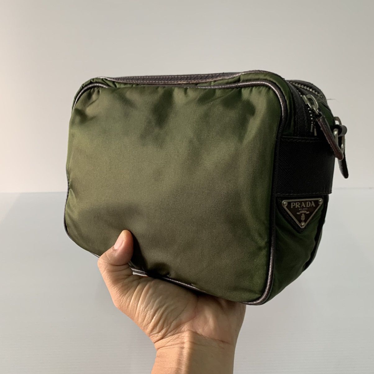Prada Prada Nylon Clutch Sling Bag Size ONE SIZE - 10 Thumbnail