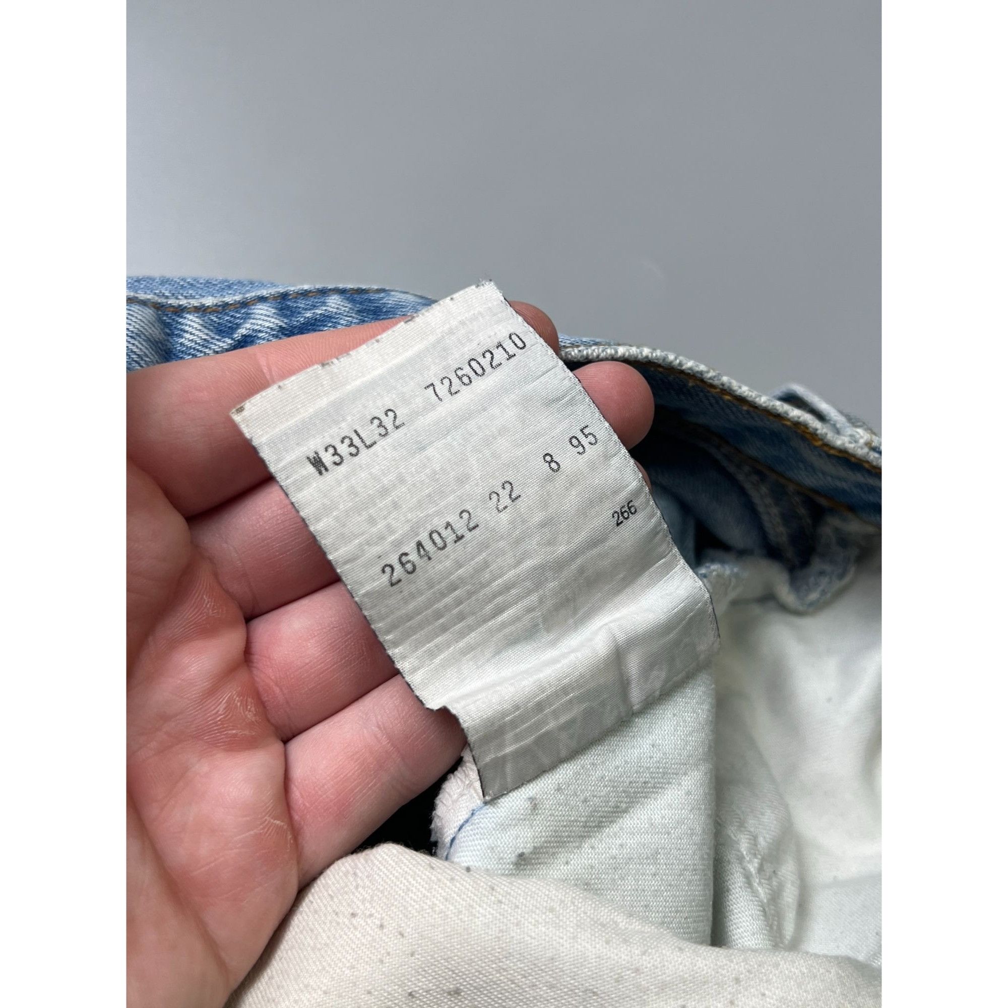 Levi's Vintage Clothing Levi’s 726 Vintage Distressed Denim Jeans Pants (Y1062) Size US 33 - 11 Thumbnail
