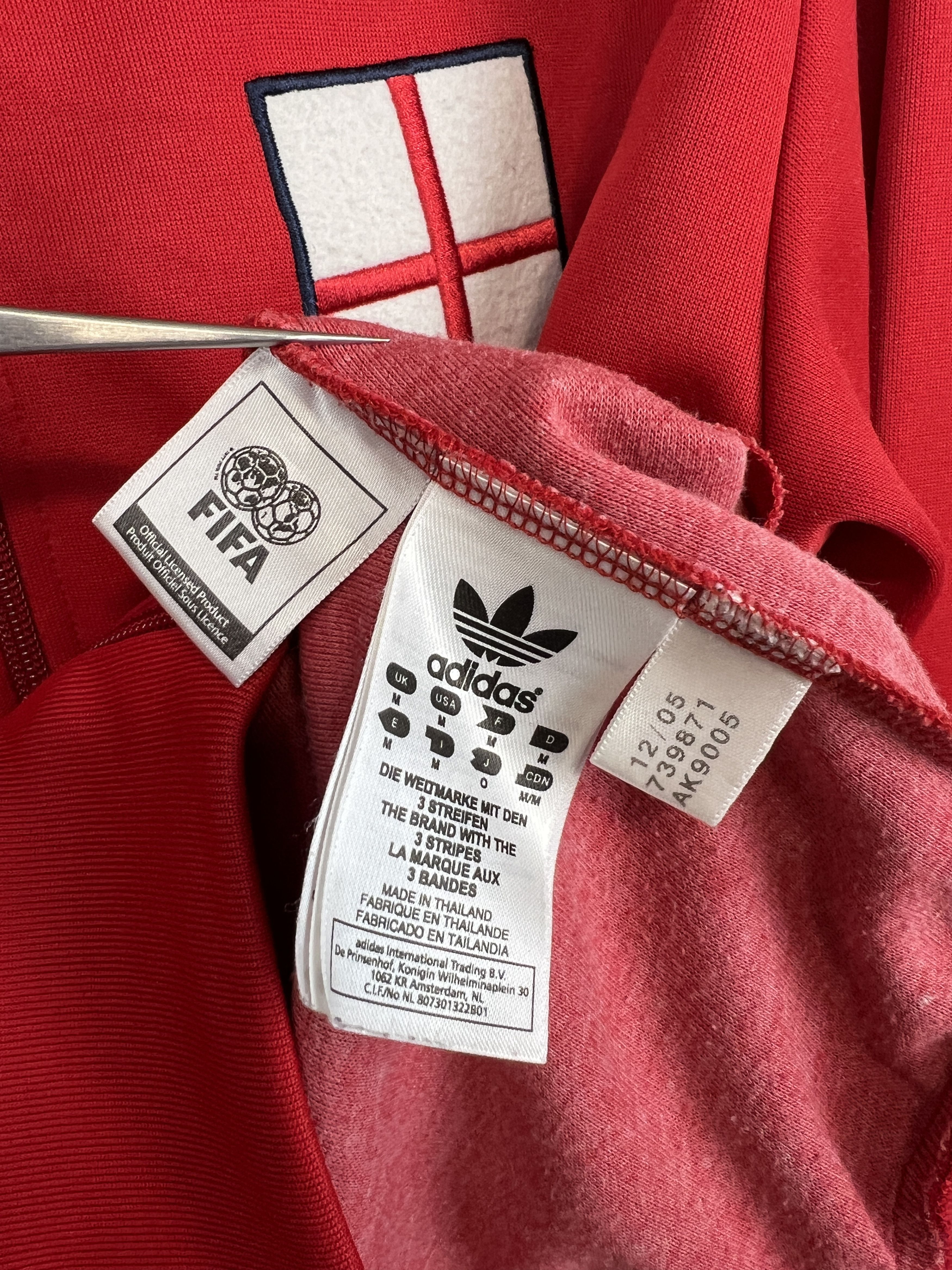 Adidas Adidas Originals England Football Jacket Track Top World Cup Size US M / EU 48-50 / 2 - 9 Thumbnail