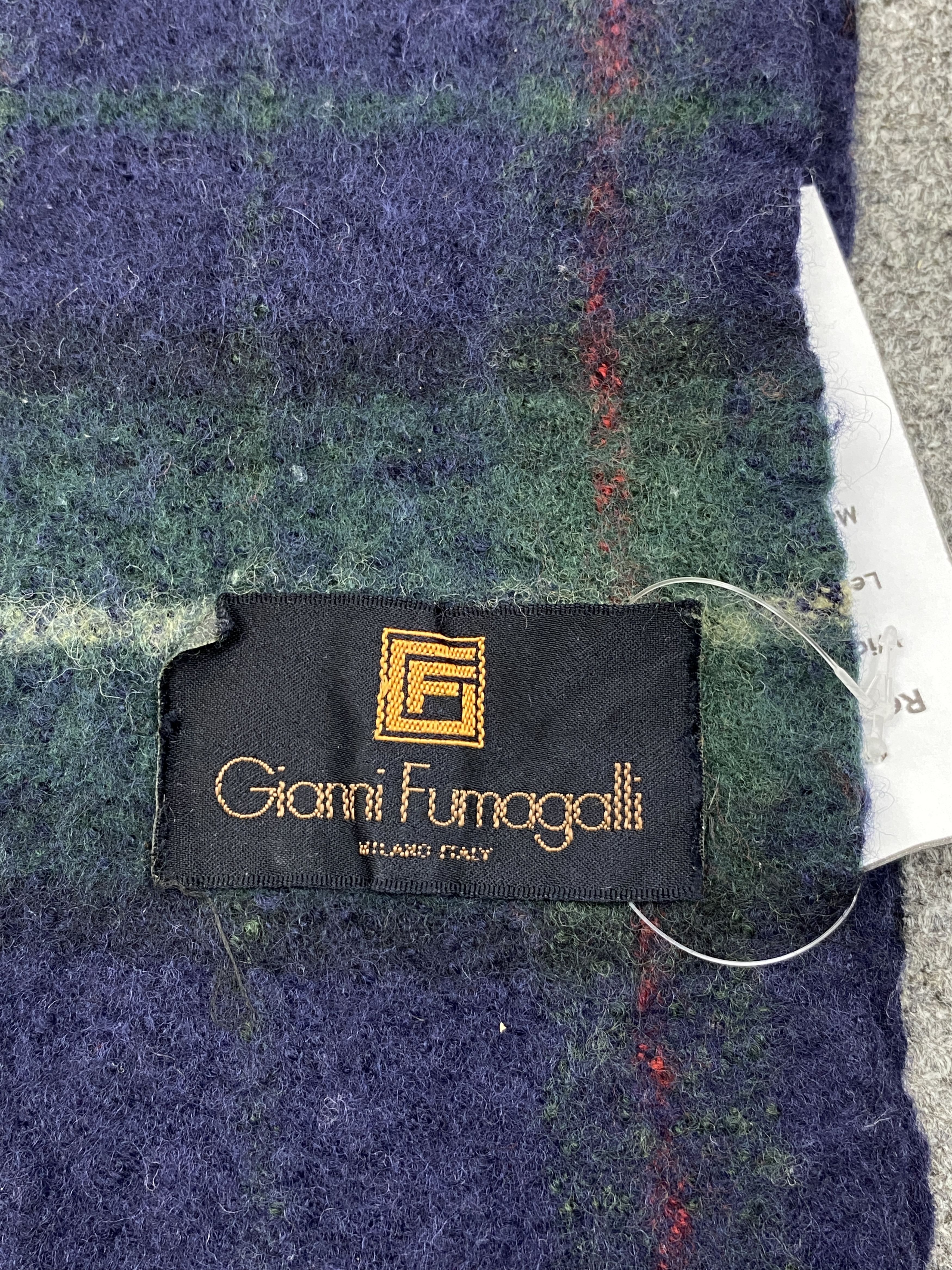 Gianni Valentino Gianni Fumagali Milano Scarf / Muffler / Neckwear SC0237 Size ONE SIZE - 7 Thumbnail