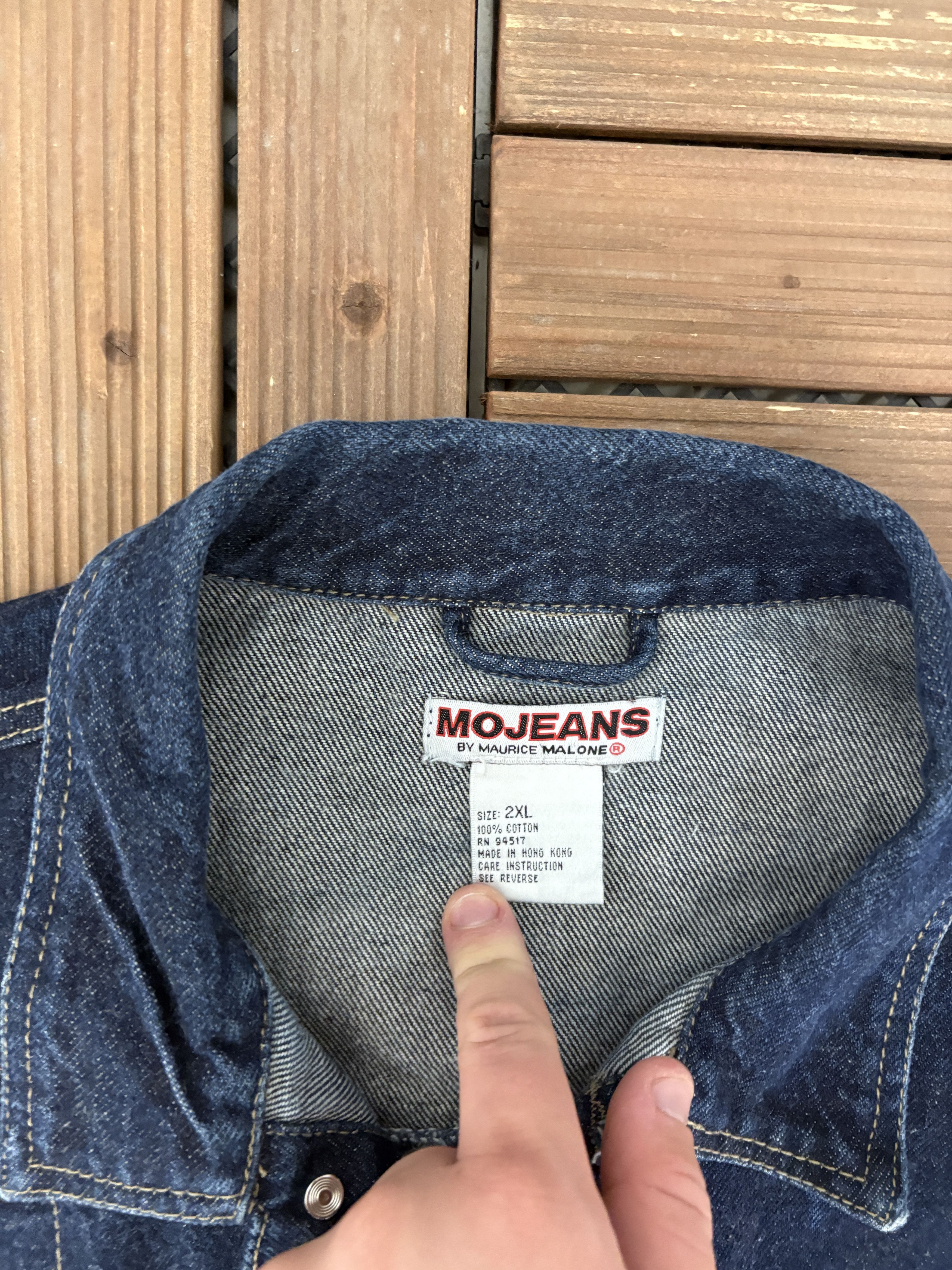 Other MoJeans by Maurice Malone Vintage Blue Denim Jeans Size US XXL / EU 58 / 5 - 4 Thumbnail