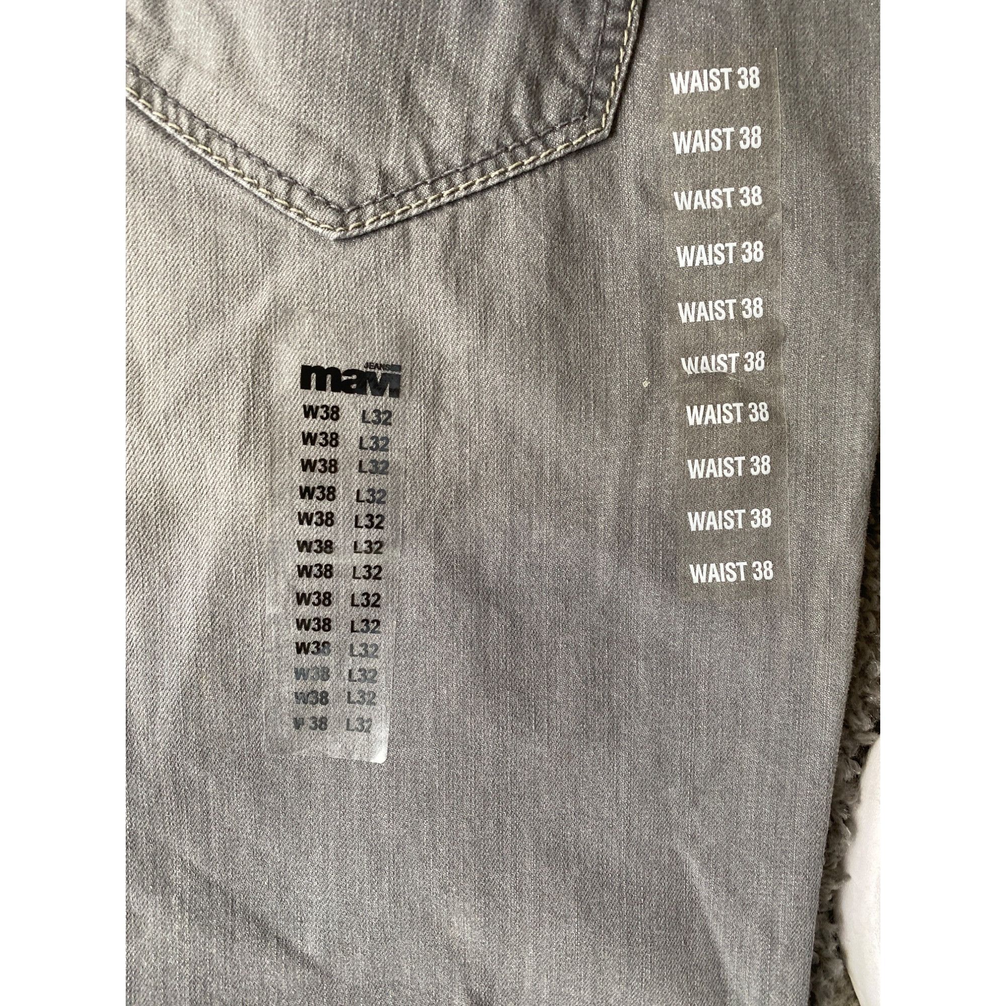 Mavi MAVI MEN'S GRAY MARK SLIM TAPERED JEANS SZ 38 NWT Size US 38 / EU 54 - 5 Thumbnail
