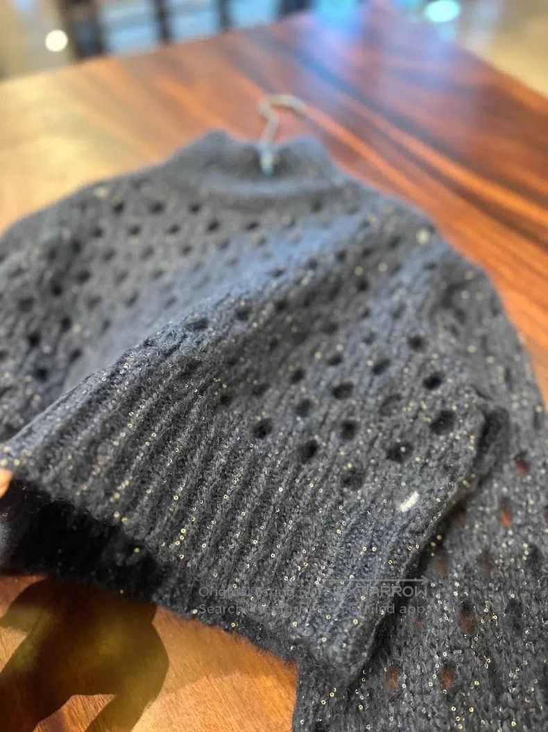 Brunello Cucinelli Brunello Cucinelli Sequin Sweater Size XS / US 0-2 / IT 36-38 - 4 Thumbnail