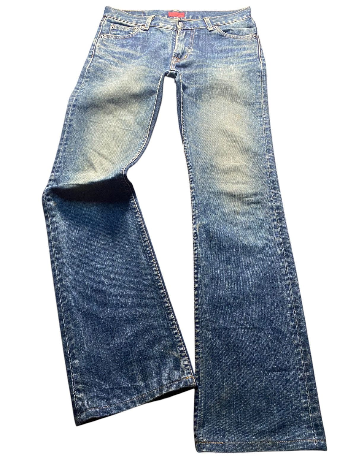 Japanese Brand Japanese Brand D’un Da dix Mud Wash Bootcut Style Jeans Size US 30 / EU 46 - 1 Thumbnail