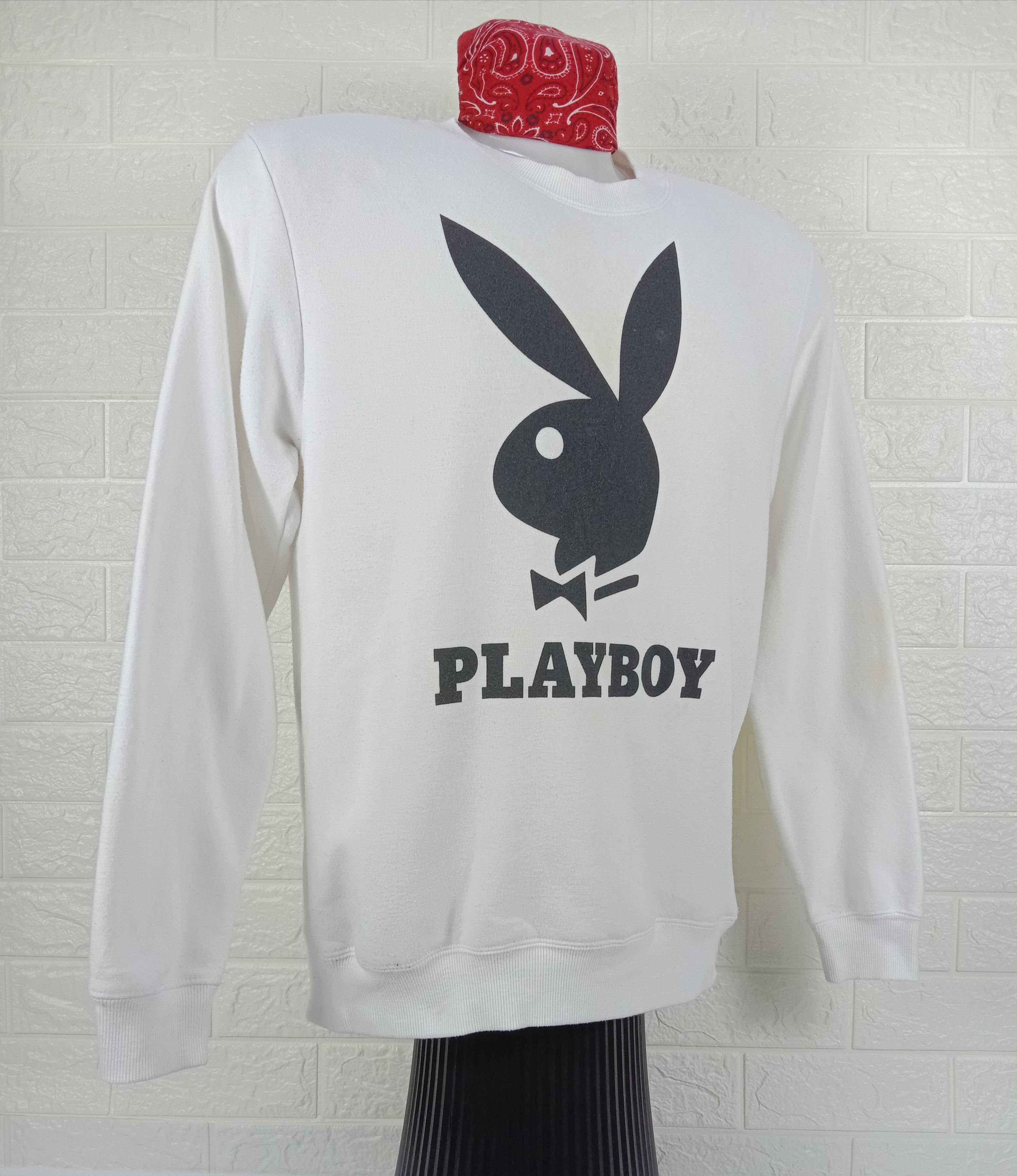 Playboy Vintage Playboy Big Logo Sweatshirt Size US M / EU 48-50 / 2 - 2 Thumbnail