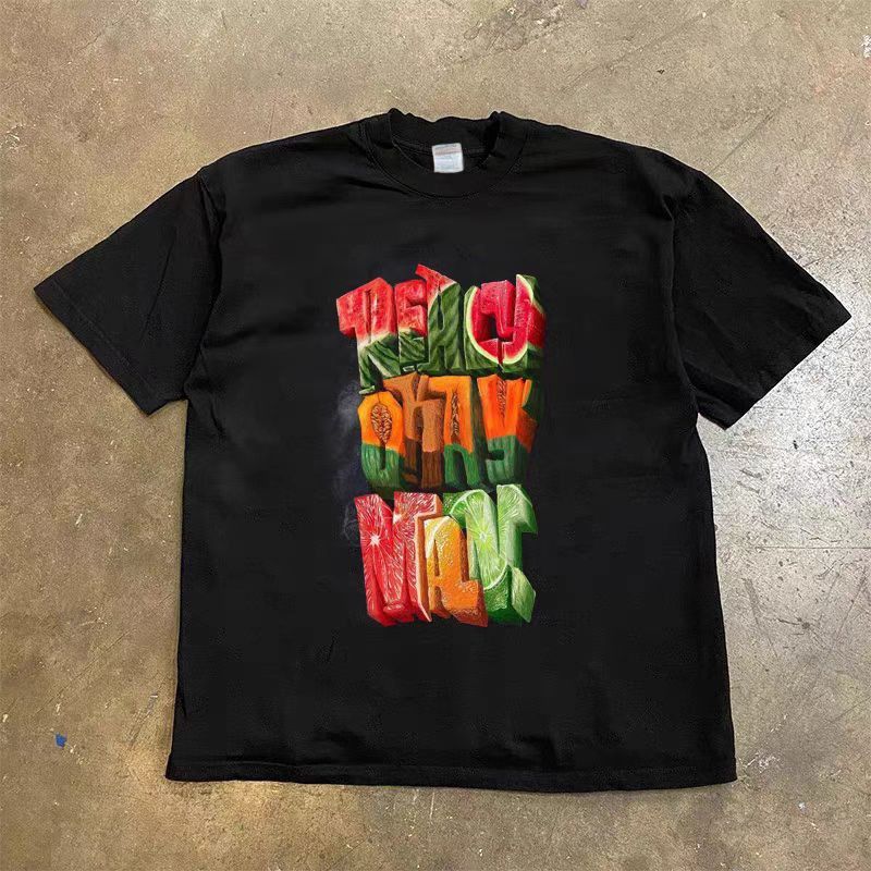 Japanese Brand × Vintage Street Hip Hop Fruit Letter Print L Short Sleeve T-Shirt Size US L / EU 52-54 / 3 - 3 Thumbnail