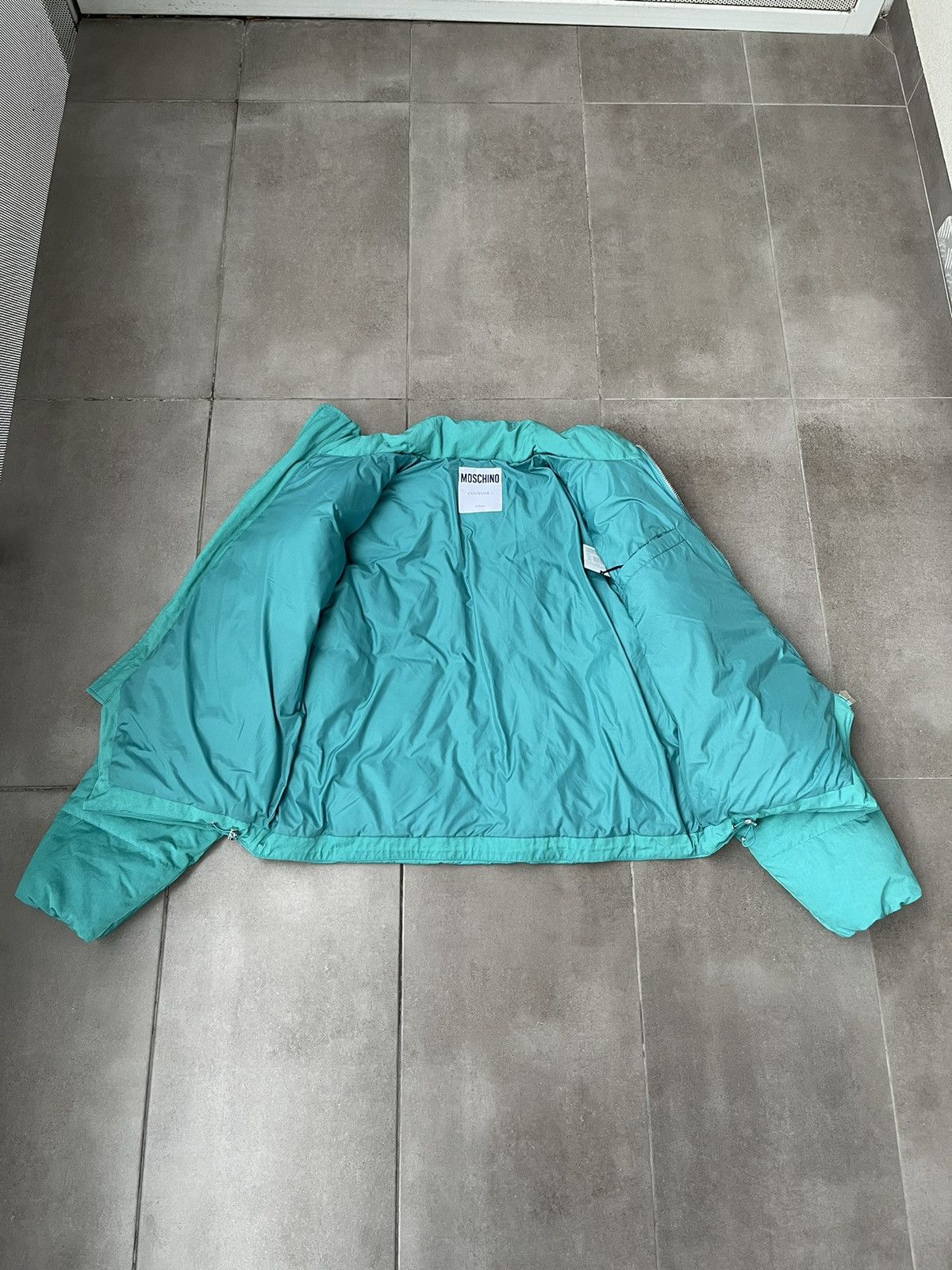 Moschino !DS! AW22 Moschino Vampire Winter Turqoise Puffer Jacket Size US M / EU 48-50 / 2 - 16 Thumbnail