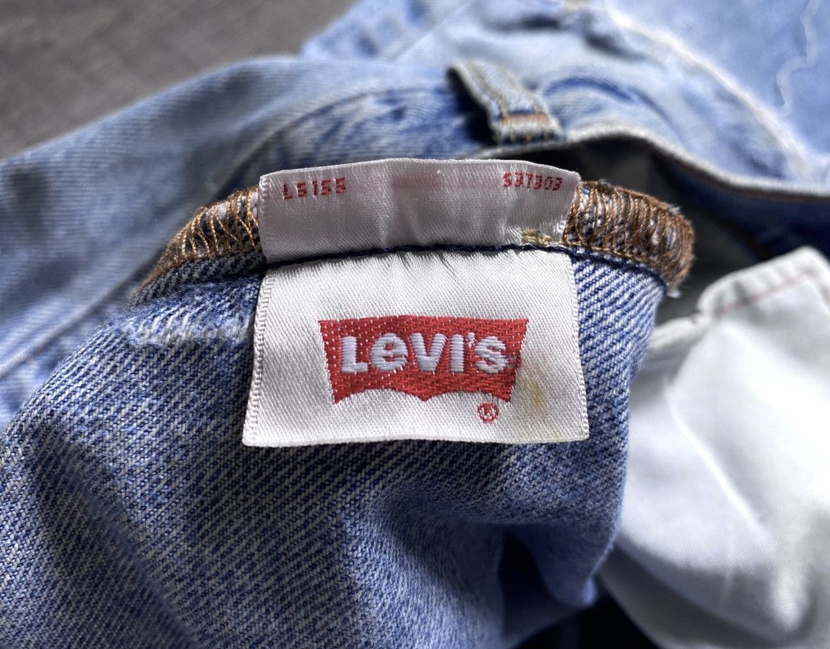 Levi's Vintage Clothing Levi’s Customized Tapered 501 CT Torn Distressed Jeans Denim Size 26" / US 2 / IT 38 - 18 Thumbnail