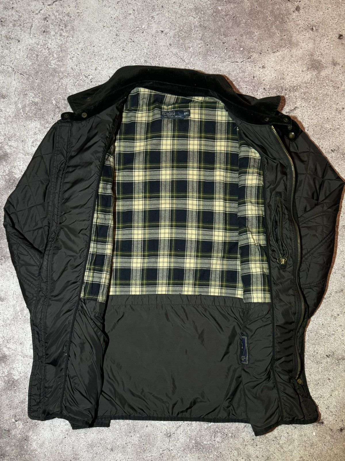 Polo Ralph Lauren × Ralph Lauren × Vintage Polo Ralph Lauren Vntg Jacket Quilted Hunting Shooting Coat Size US XXL / EU 58 / 5 - 12 Thumbnail