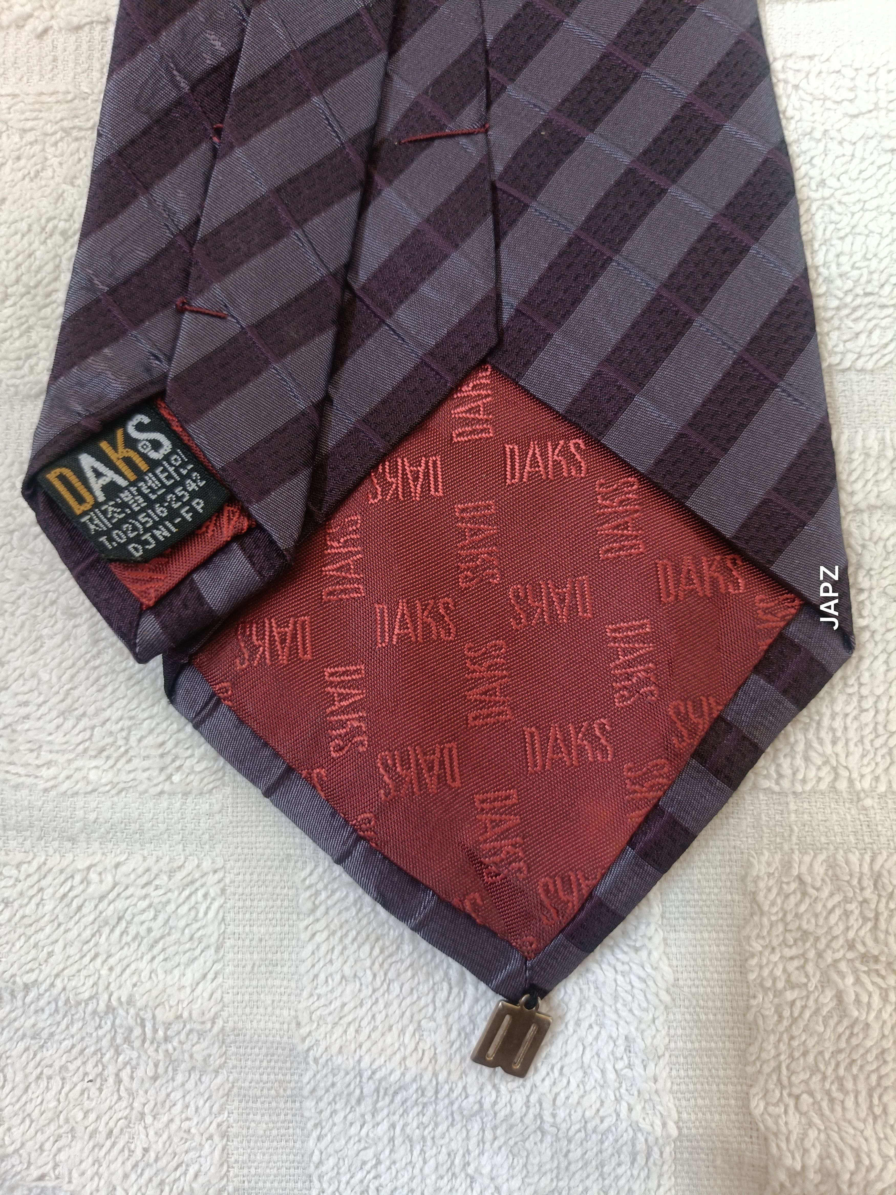 DAKS Daks London windowpane silk tie cravatte Size ONE SIZE - 6 Thumbnail