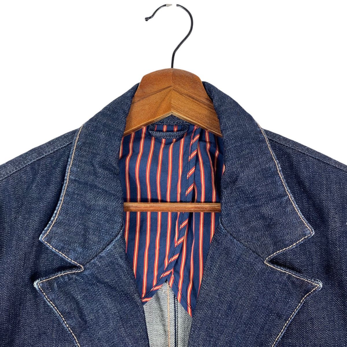 Levi's × Levi's Vintage Clothing Vintage Levis Red Tab Blue Denim Cardigan Jacket Size L / US 10 / IT 46 - 5 Thumbnail