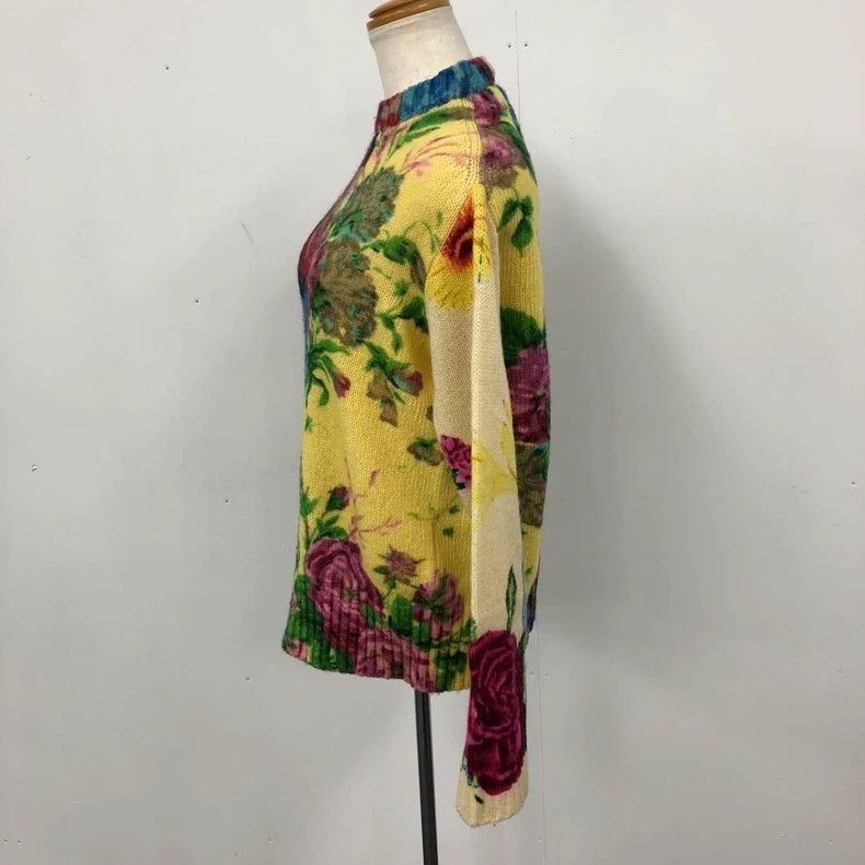 Comme des Garcons Comme Des Garcons Flower Sweater Size M / US 6-8 / IT 42-44 - 2 Thumbnail