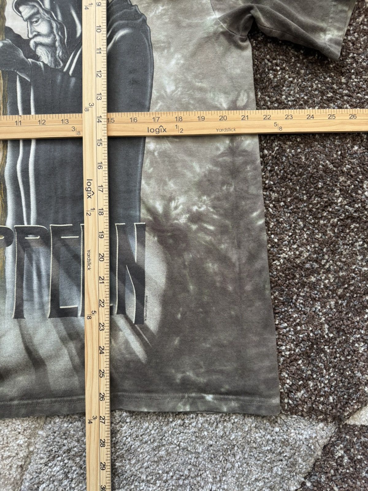 Liquid Blue Led Zeppelin Shirt Y2K The Hermit Lantern Man Tie Dye Size US M / EU 48-50 / 2 - 3 Thumbnail